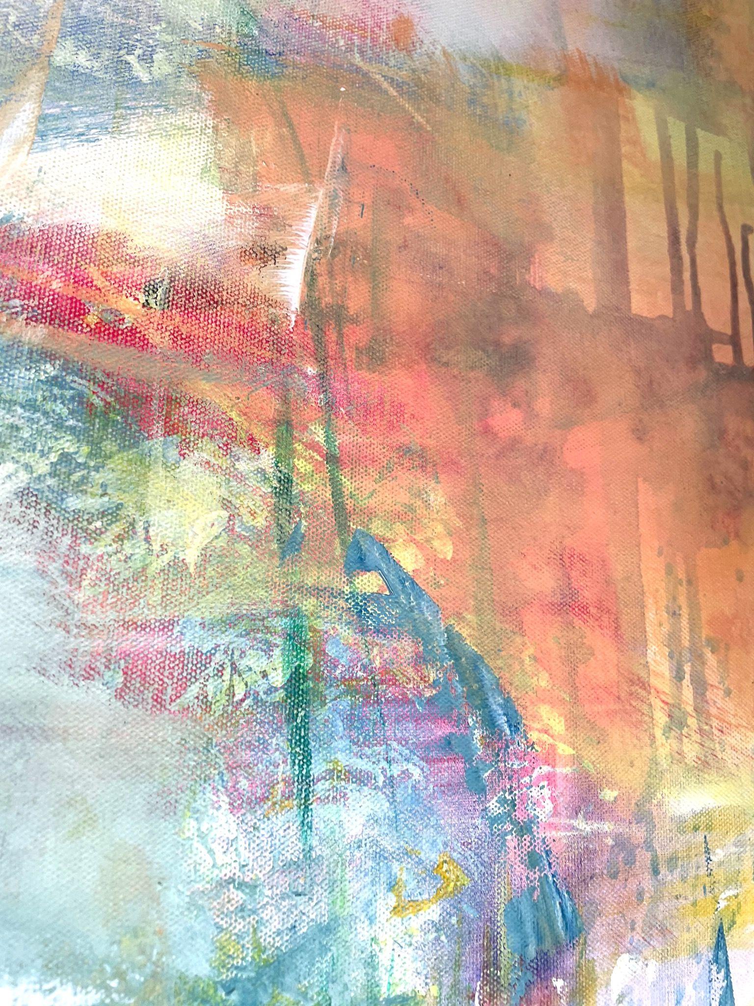 Vertrauen, Pintura, Acrílico sobre lienzo - Painting Contemporáneo de Christel Haag