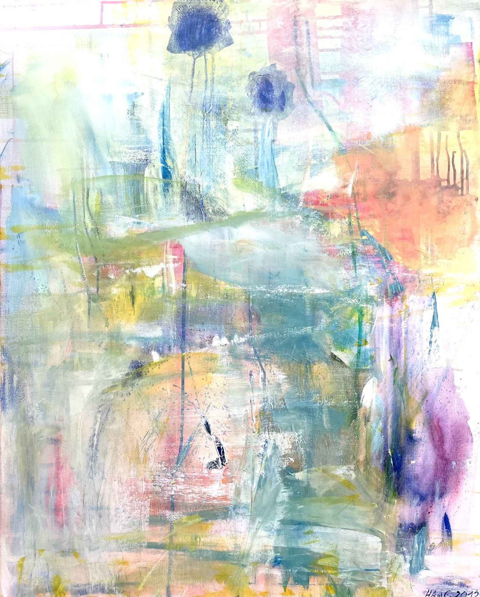 Vertrauen, Pintura, Acrílico sobre lienzo - Painting de Christel Haag