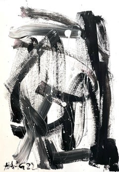 Qué te traes entre manos 2, Pintura, Acrílico sobre papel