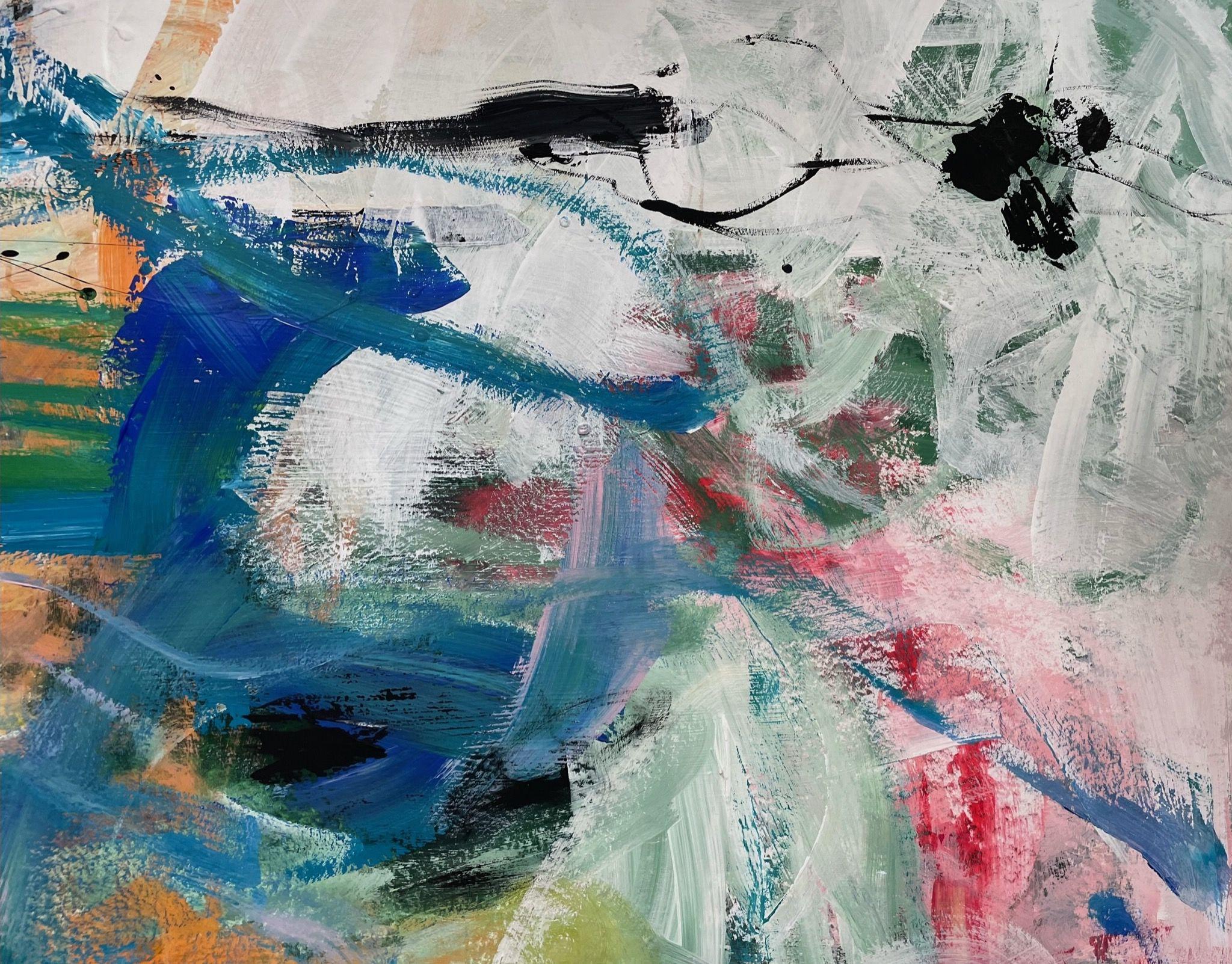 What's the Essence of My Life, Painting, Acrylic on Paper For Sale 1