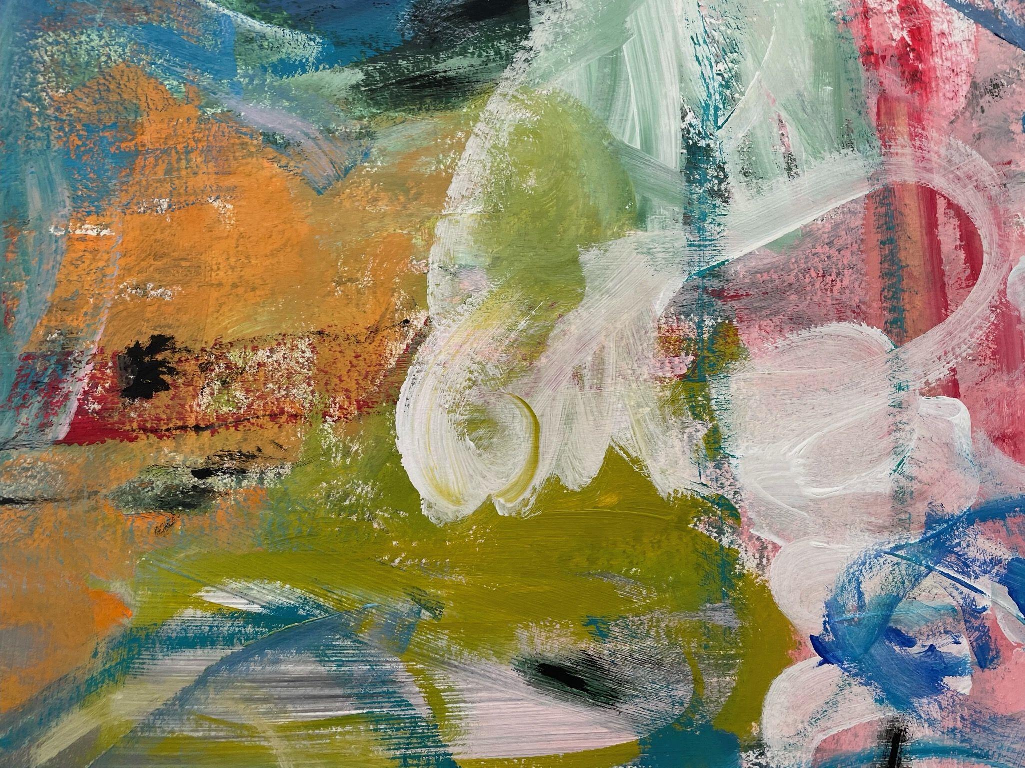 What's the Essence of My Life, Painting, Acrylic on Paper For Sale 4