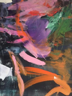 Cuando cae la noche, Pintura, Acrílico sobre lienzo