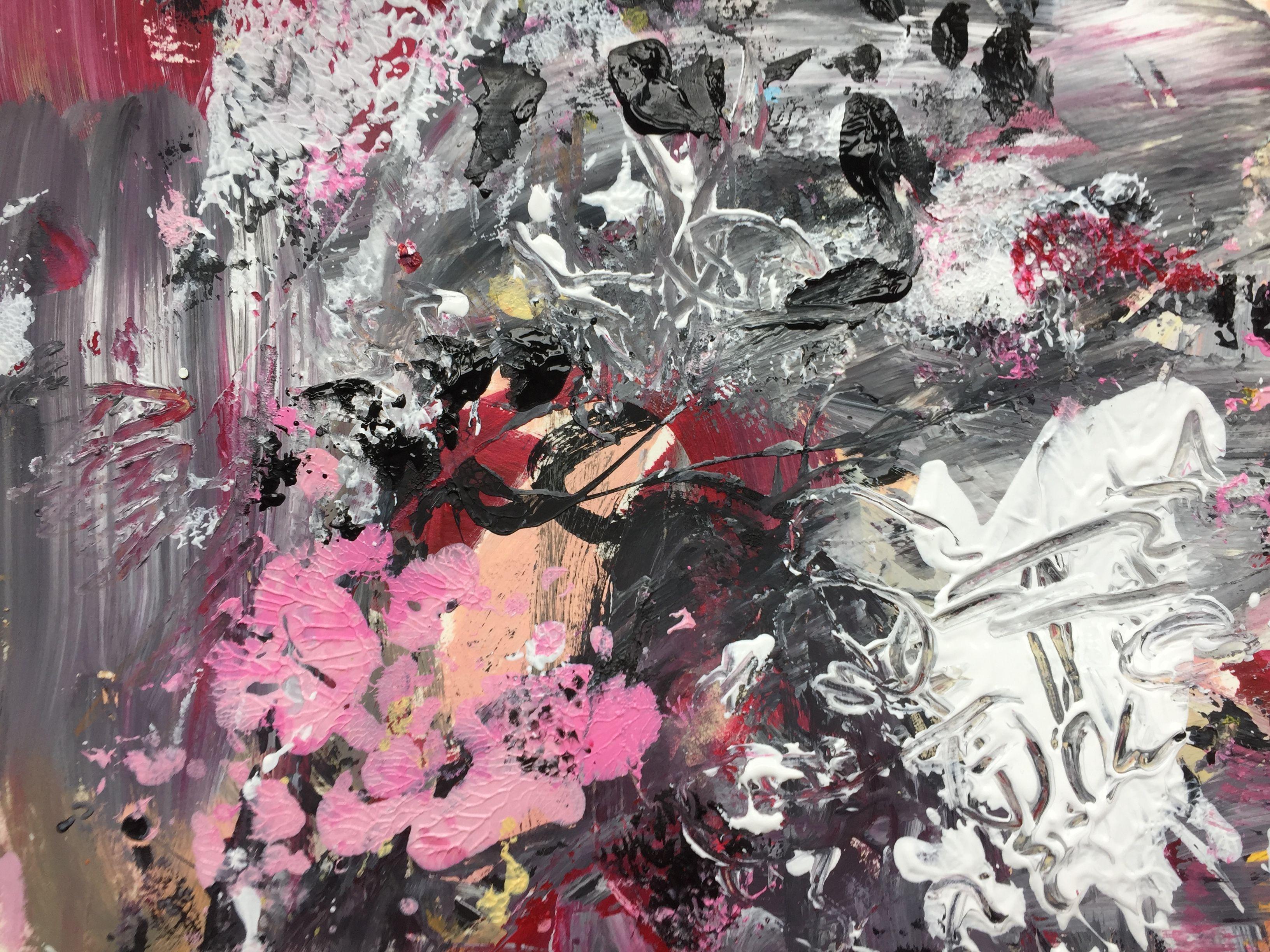 Quale direzione, Pittura, Acrilico su carta - Painting di Christel Haag