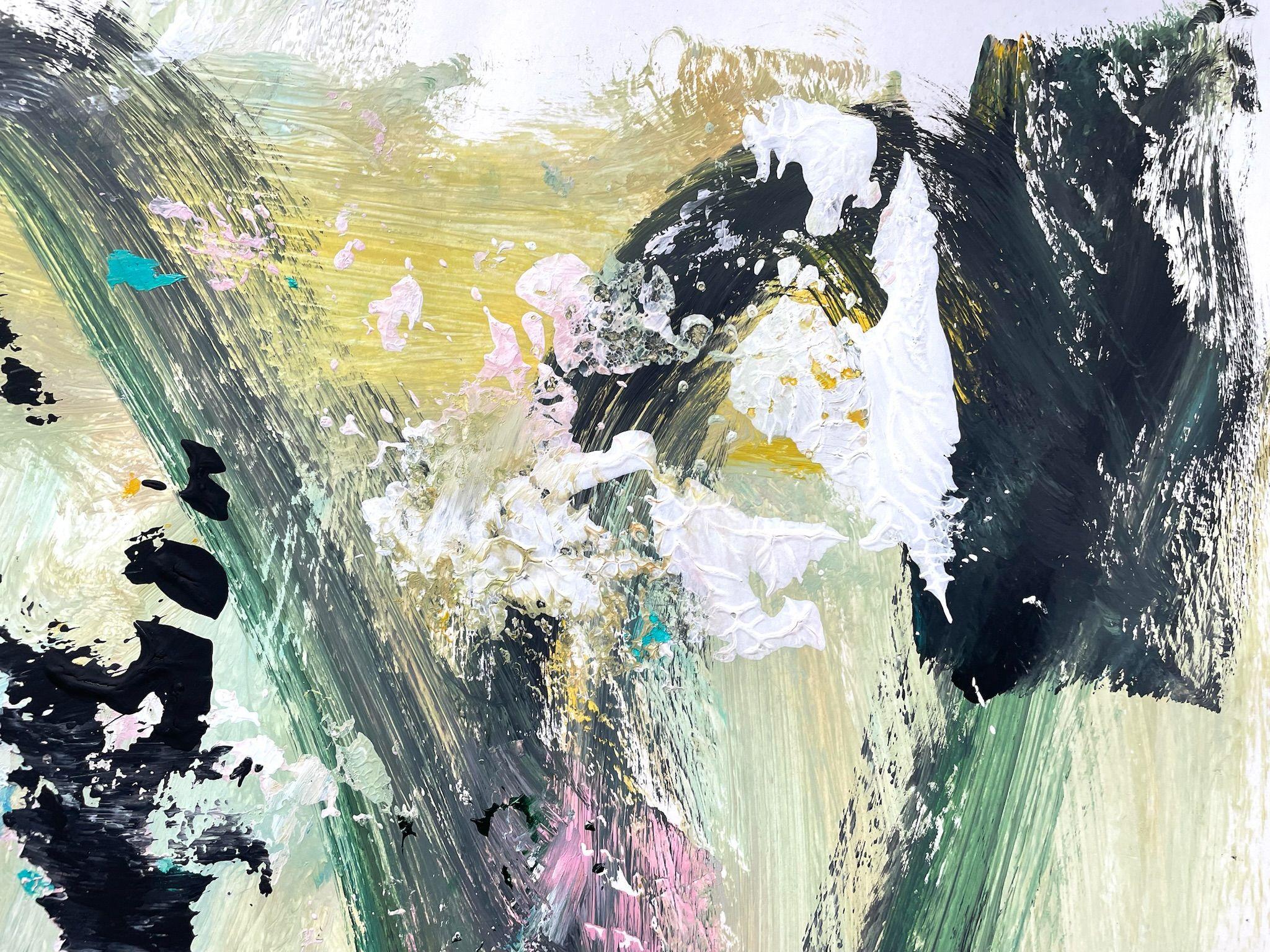 Who Told You That 1, Gemälde, Acryl auf Papier (Zeitgenössisch), Painting, von Christel Haag