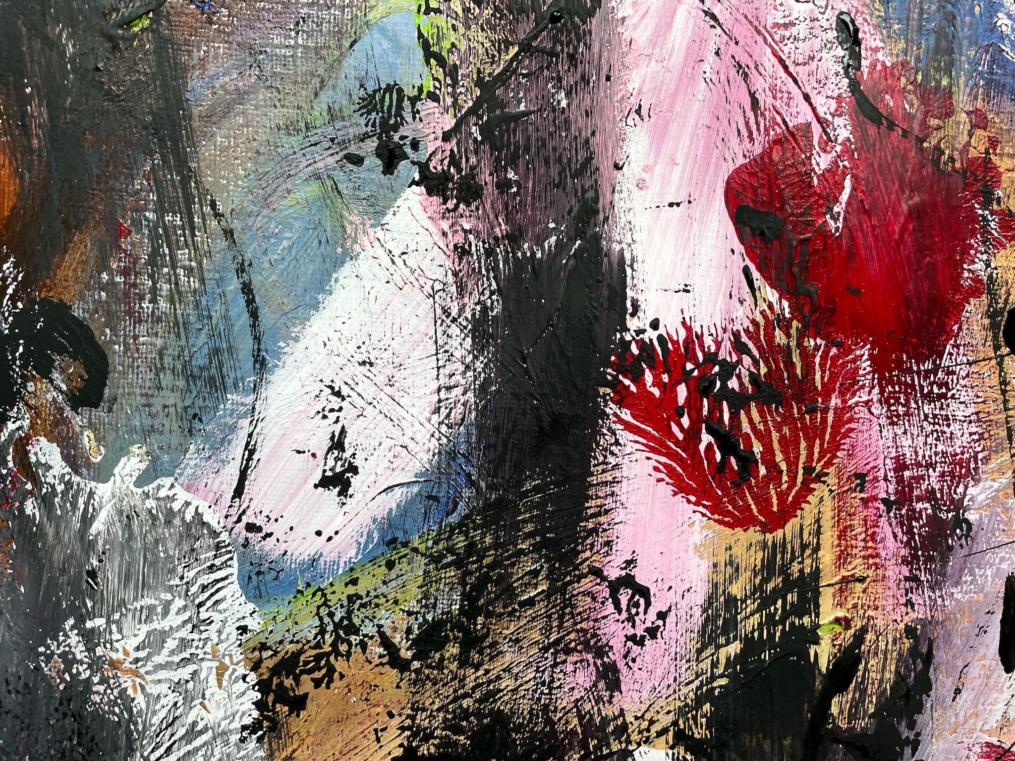 Why DidnÂ't You Call Me, Gemälde, Acryl auf Papier (Zeitgenössisch), Painting, von Christel Haag