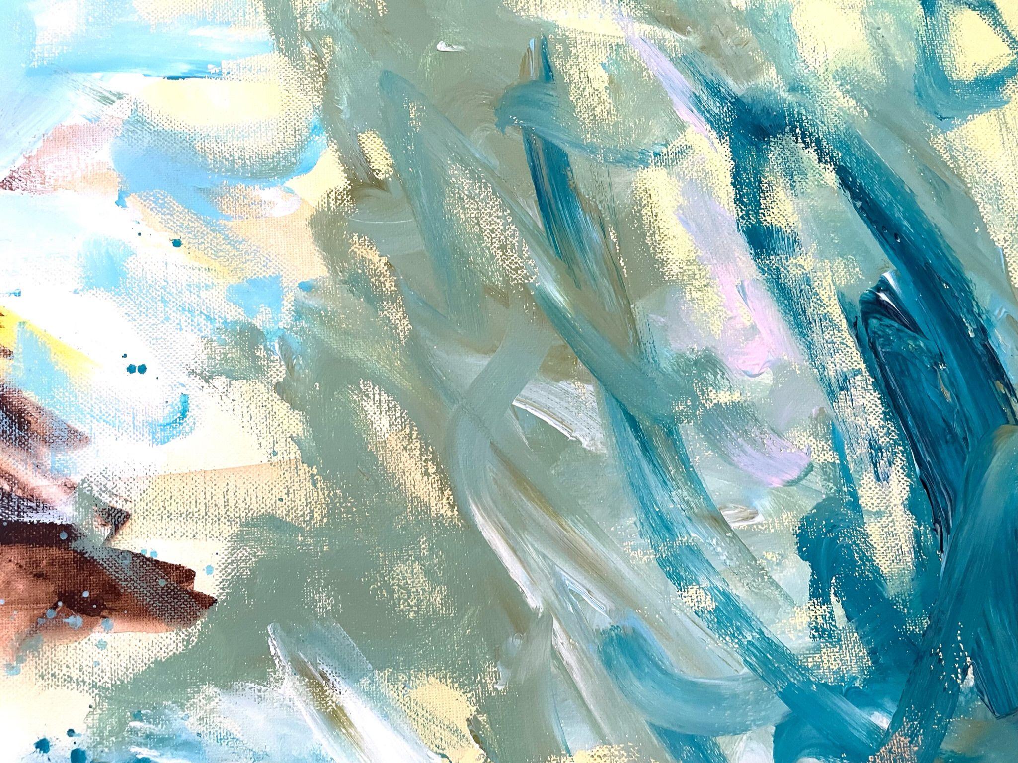 Wie eine frische Brise, Gemälde, Acryl auf Leinwand im Angebot 1