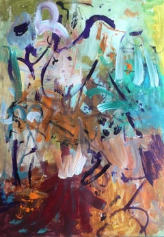 Sei sempre nei miei pensieri (dittico), Pittura, Acrilico su carta