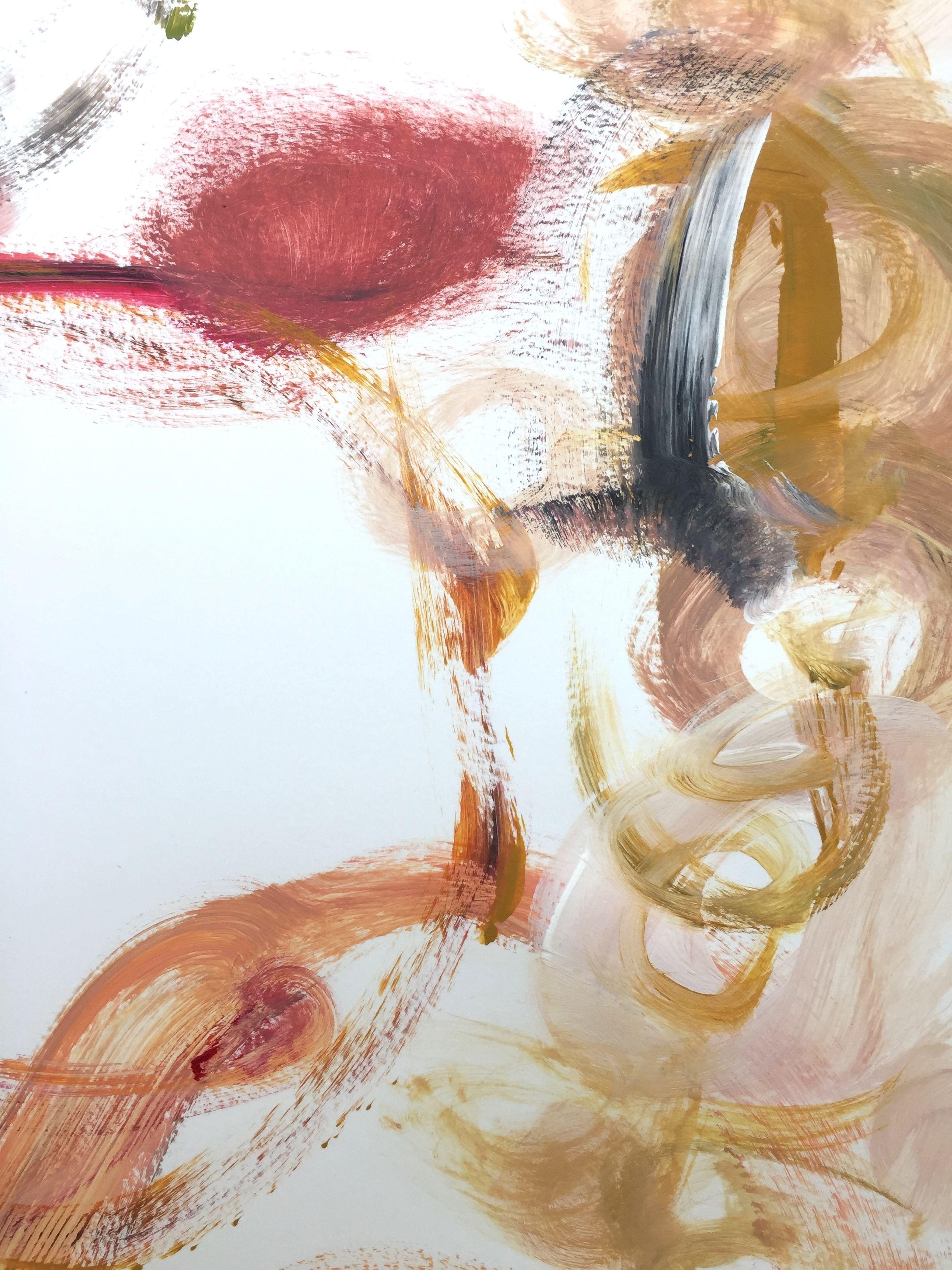 Dejas un vacío, Pintura, Acrílico sobre papel - Painting de Christel Haag