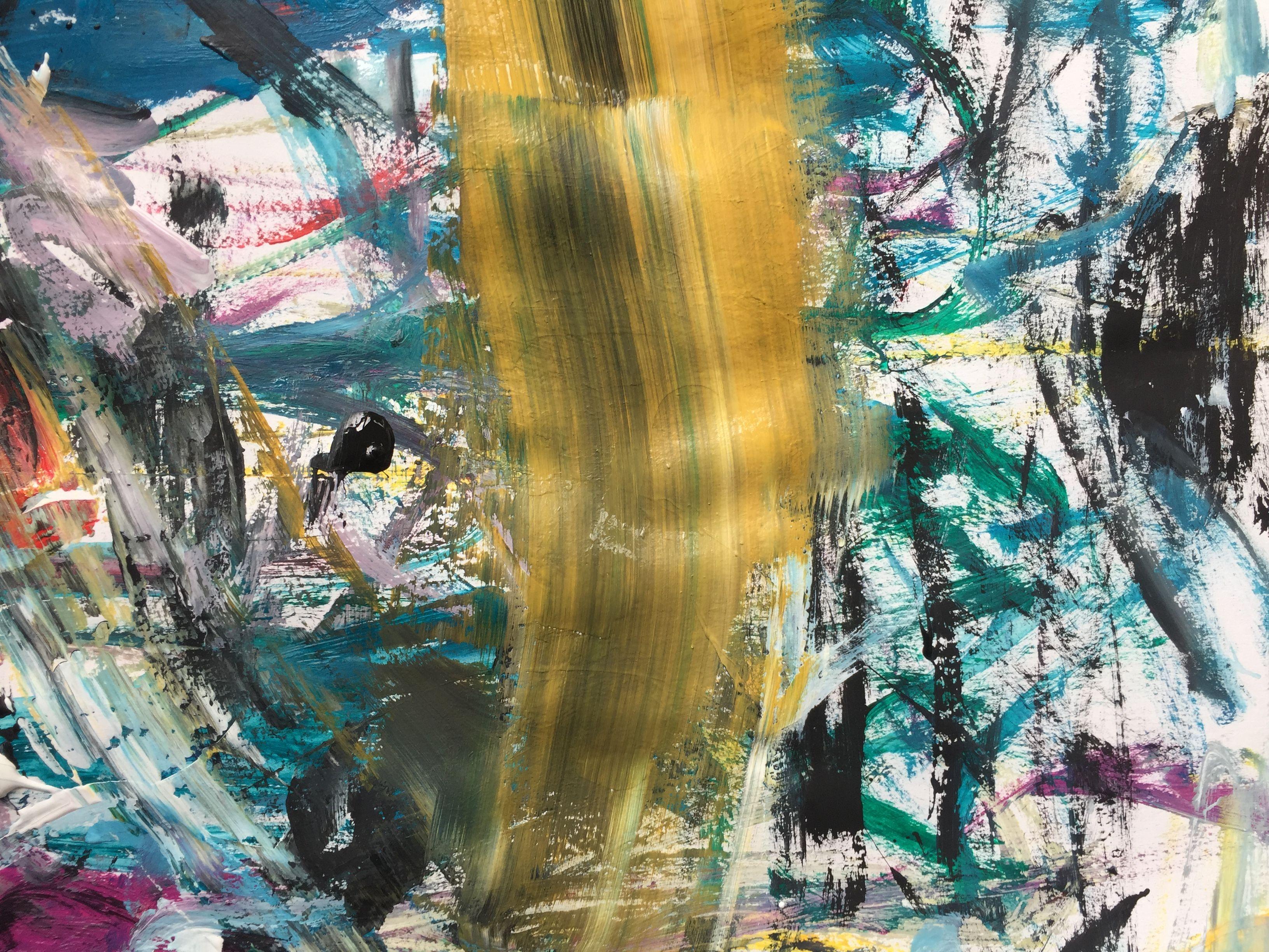 Zero, Gemälde, Acryl auf Papier (Streetart), Painting, von Christel Haag