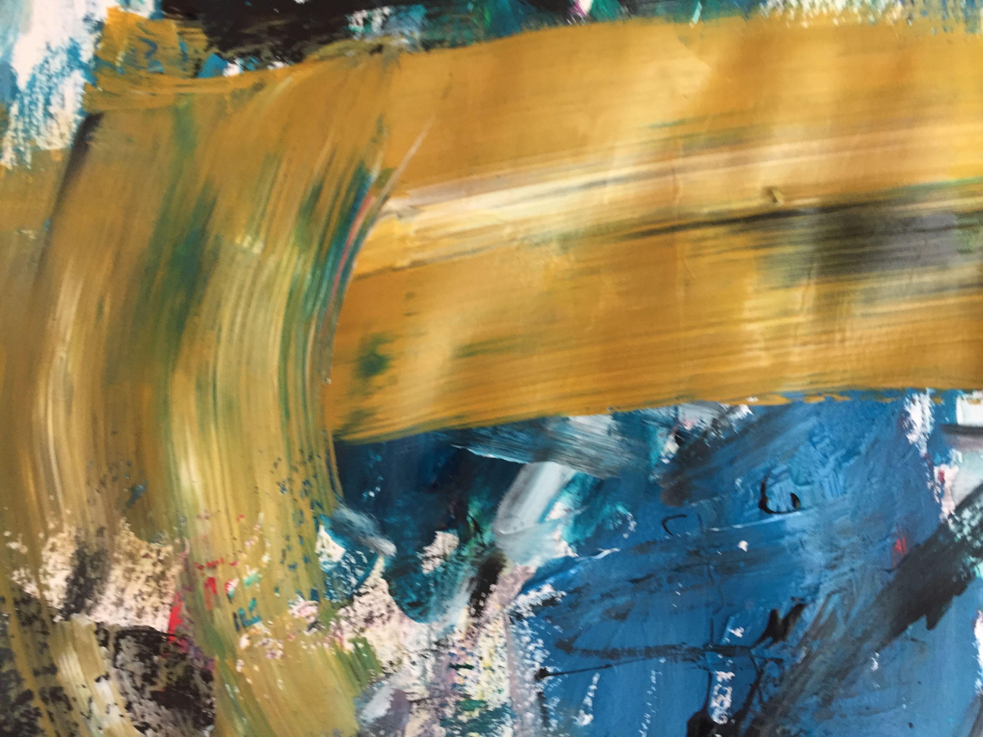 Zero, Gemälde, Acryl auf Papier im Angebot 2