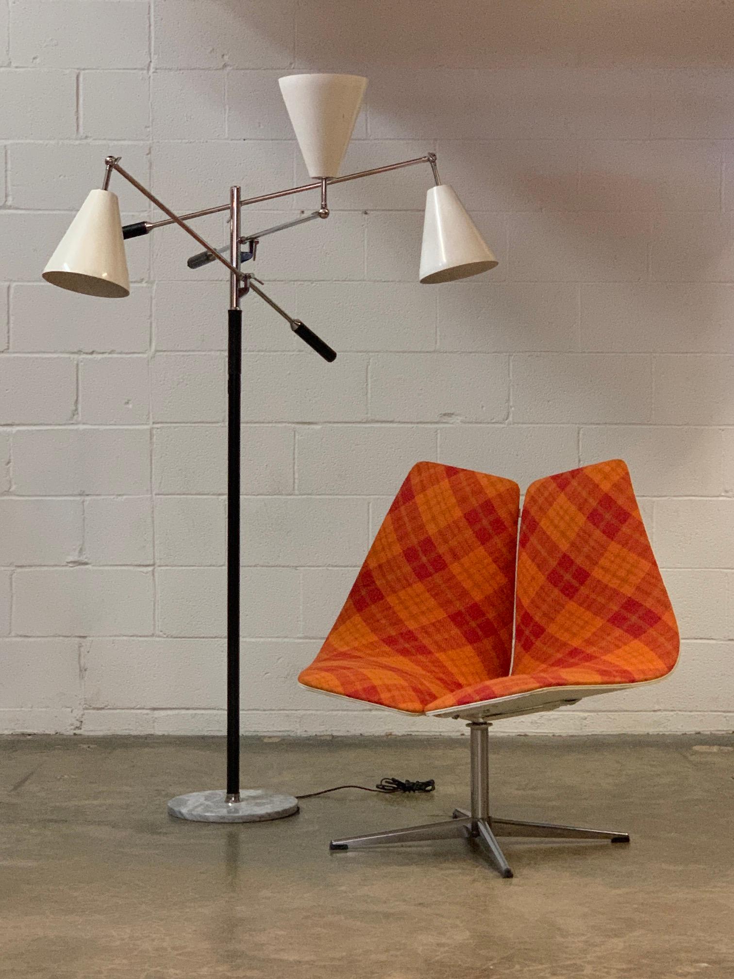The Expo 67 chair designed by Christen Sorensen and manufactured by Ebena LaSalle for the Montreal Expo in 1967.