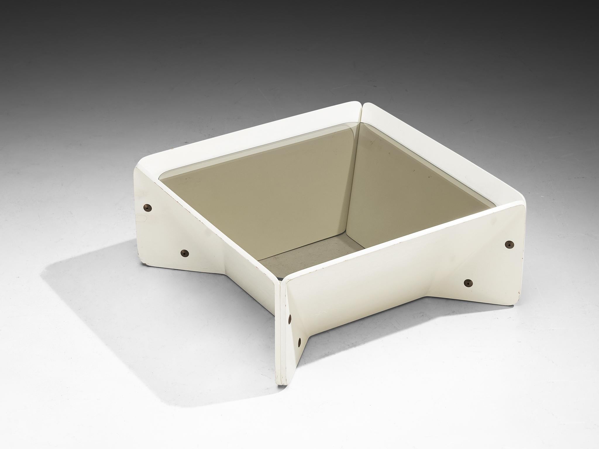 Glass Christensen & Larsen Geometric Coffee Table For Sale