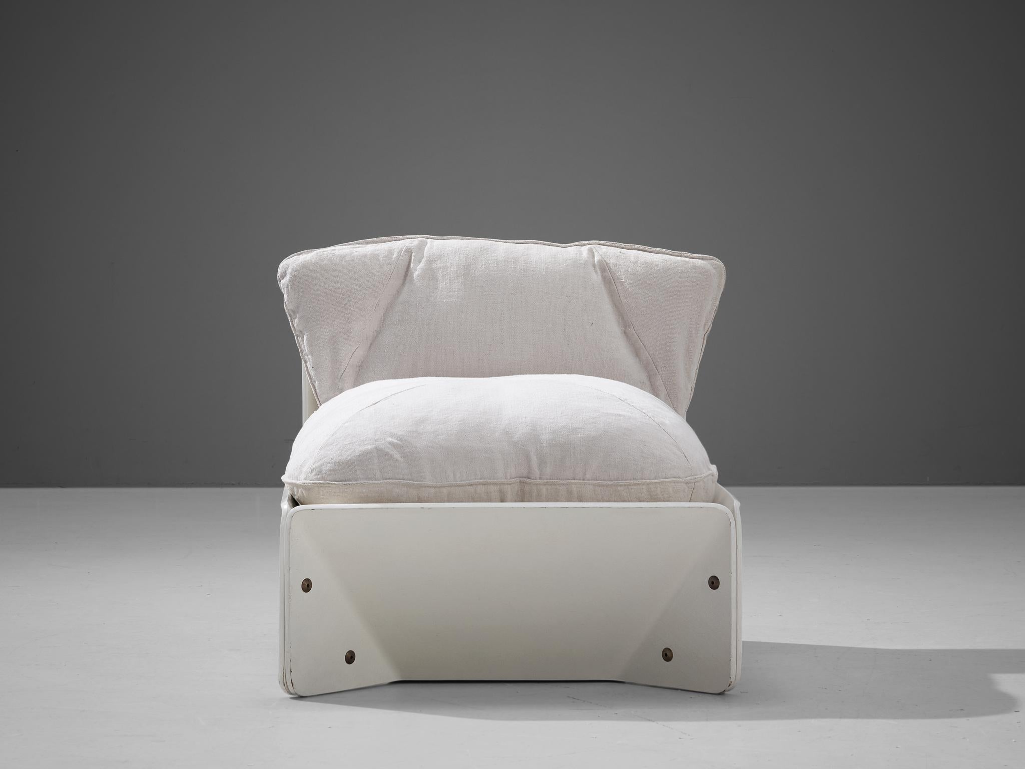 Fabric Christensen & Larsen Pair of Eccentric Lounge Chairs  For Sale