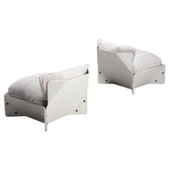 Christensen & Larsen Pair of Eccentric Lounge Chairs 