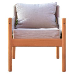 Vintage Ikea 1978 Christer Blomquist Modelo Frej Sillón de Lona