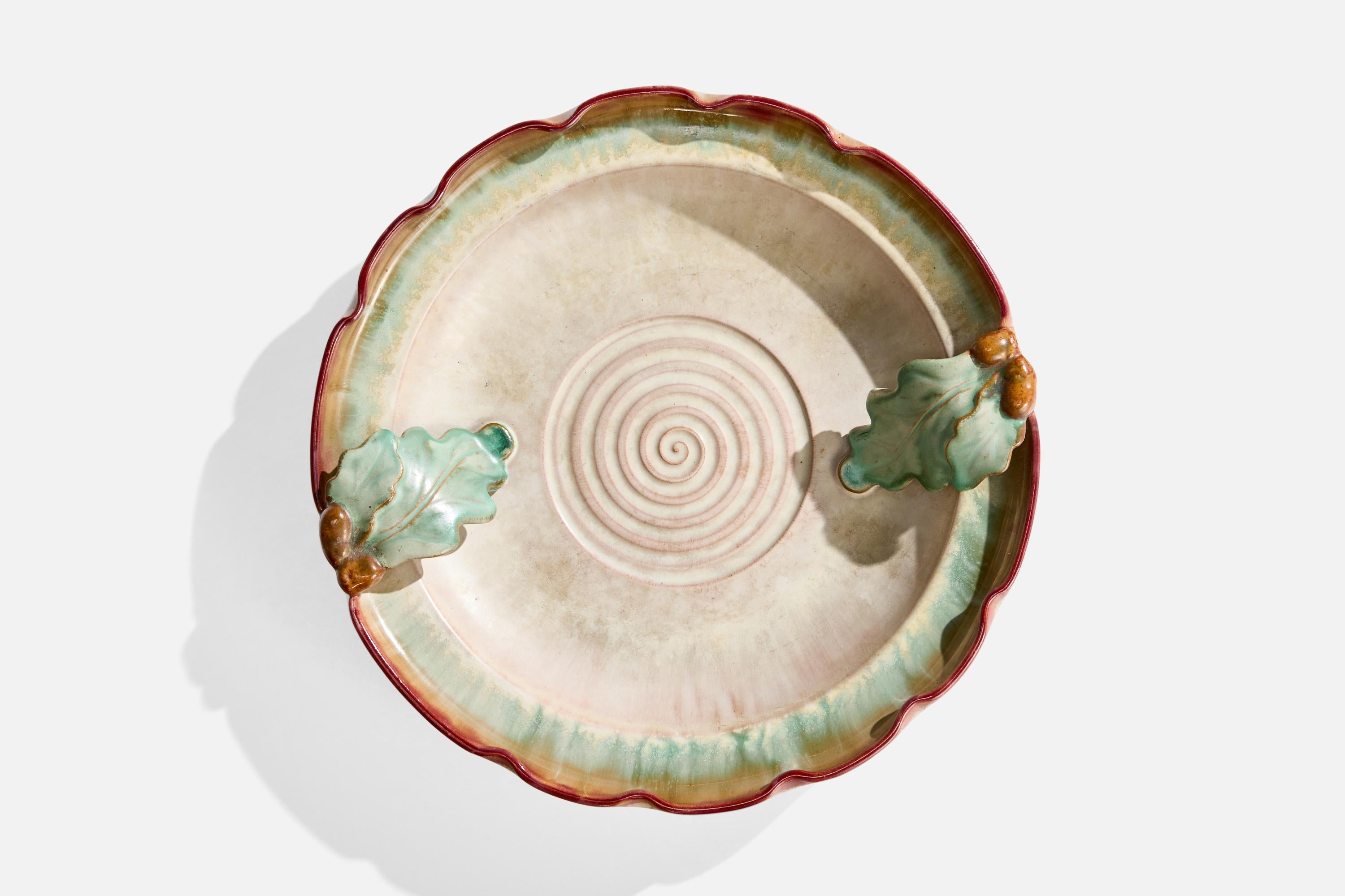 Svedese Christer Heijl, Piatto, Ceramica, Svezia, anni '30 in vendita