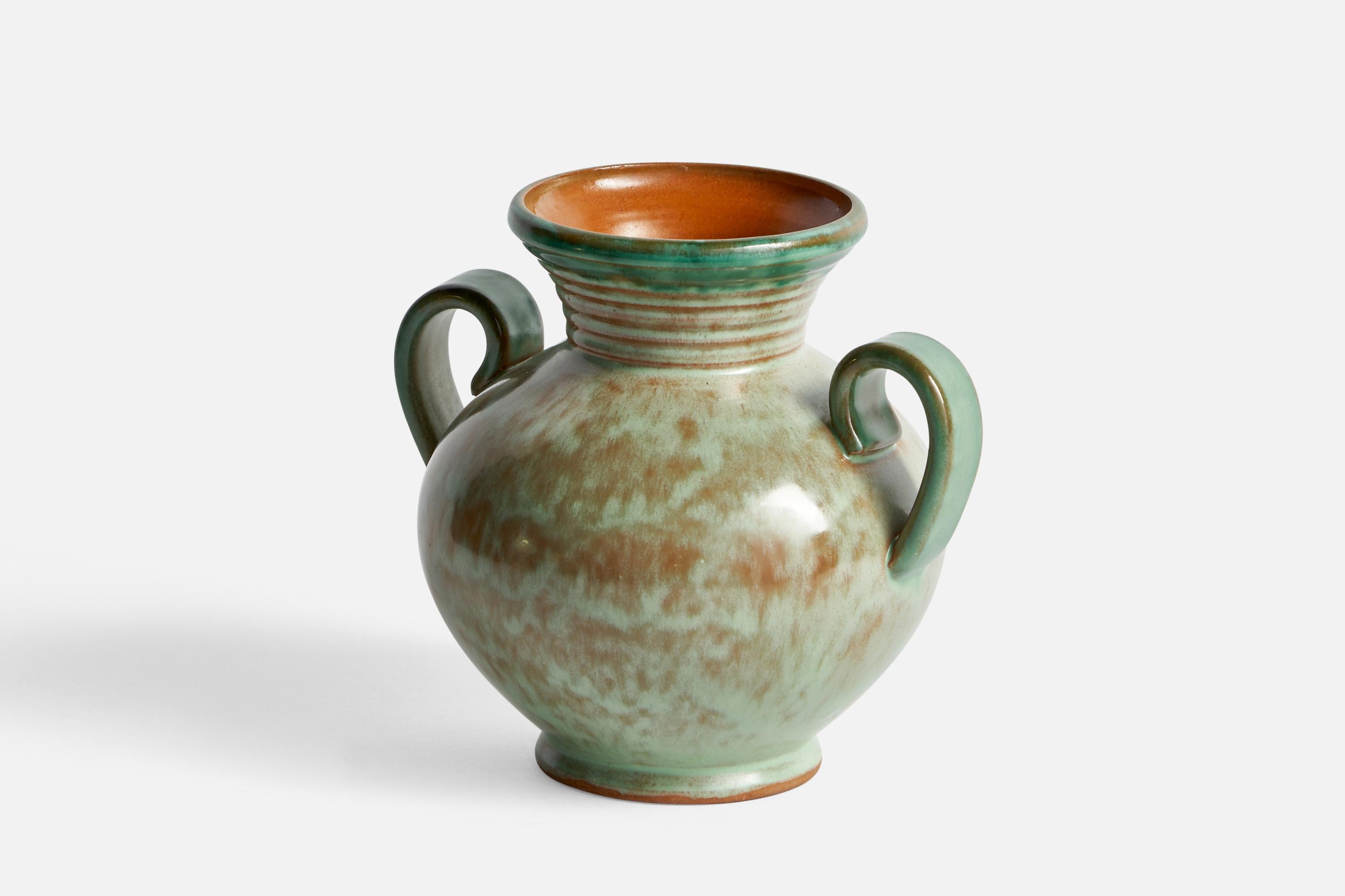 Scandinavian Modern Christer Heijl, Vase, Ceramic, Sweden, 1930s