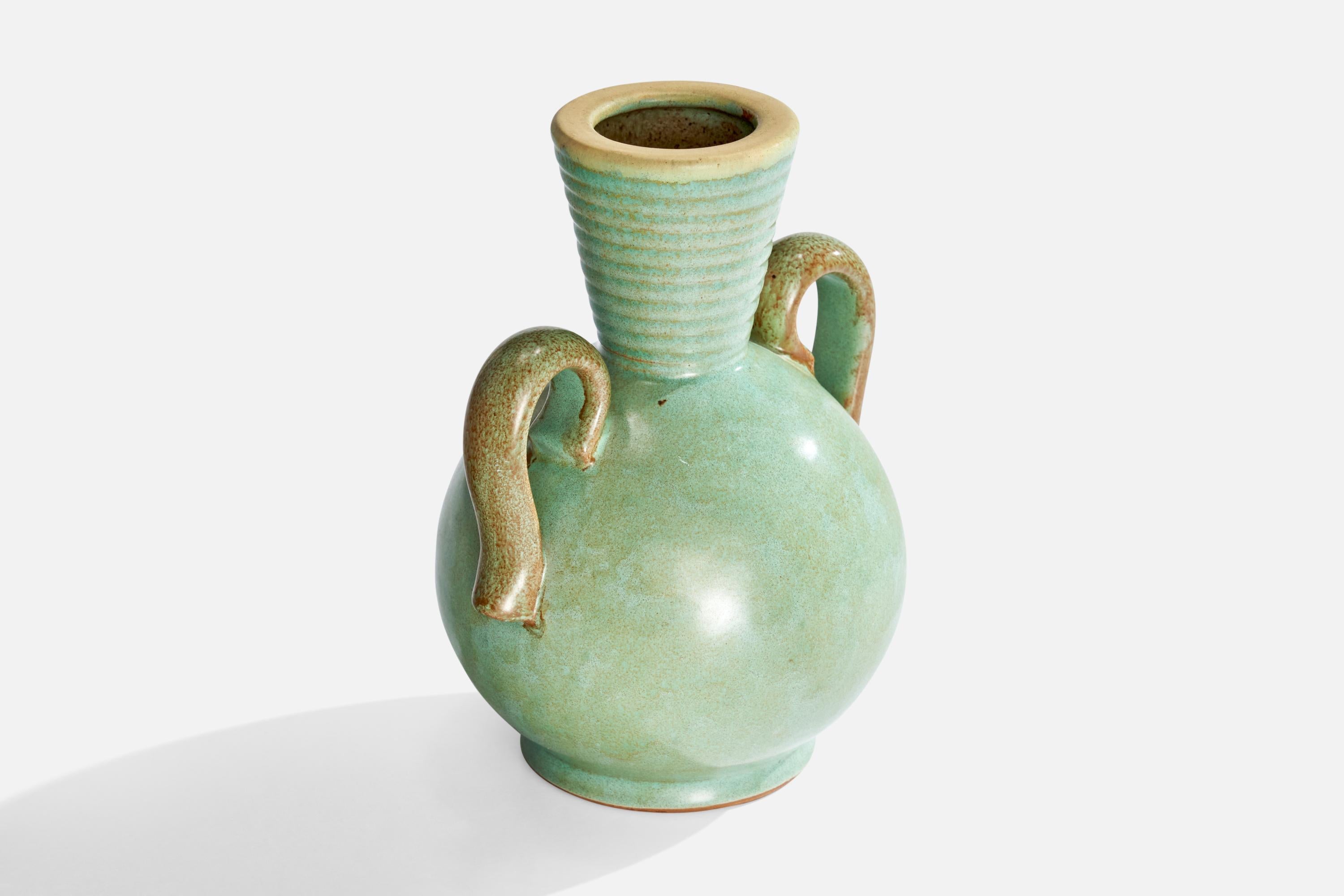 Scandinavo moderno Christer Heijl, Vaso, Ceramica, Svezia, anni '30 in vendita