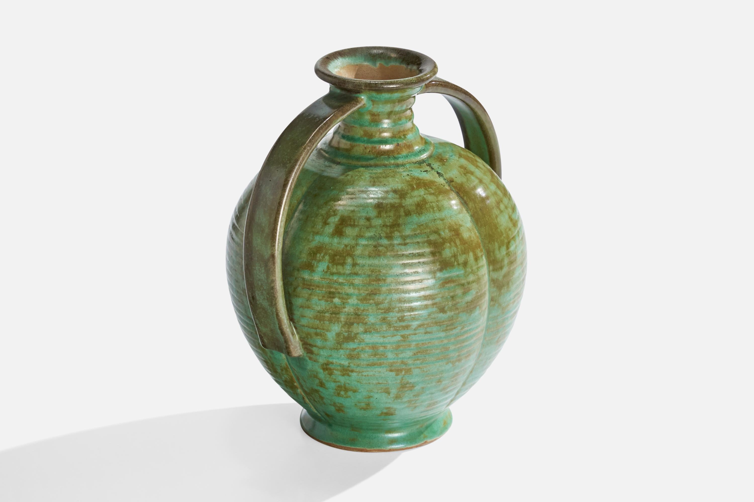 Scandinavo moderno Christer Heijl, Vaso, Ceramica, Svezia, anni '30 in vendita