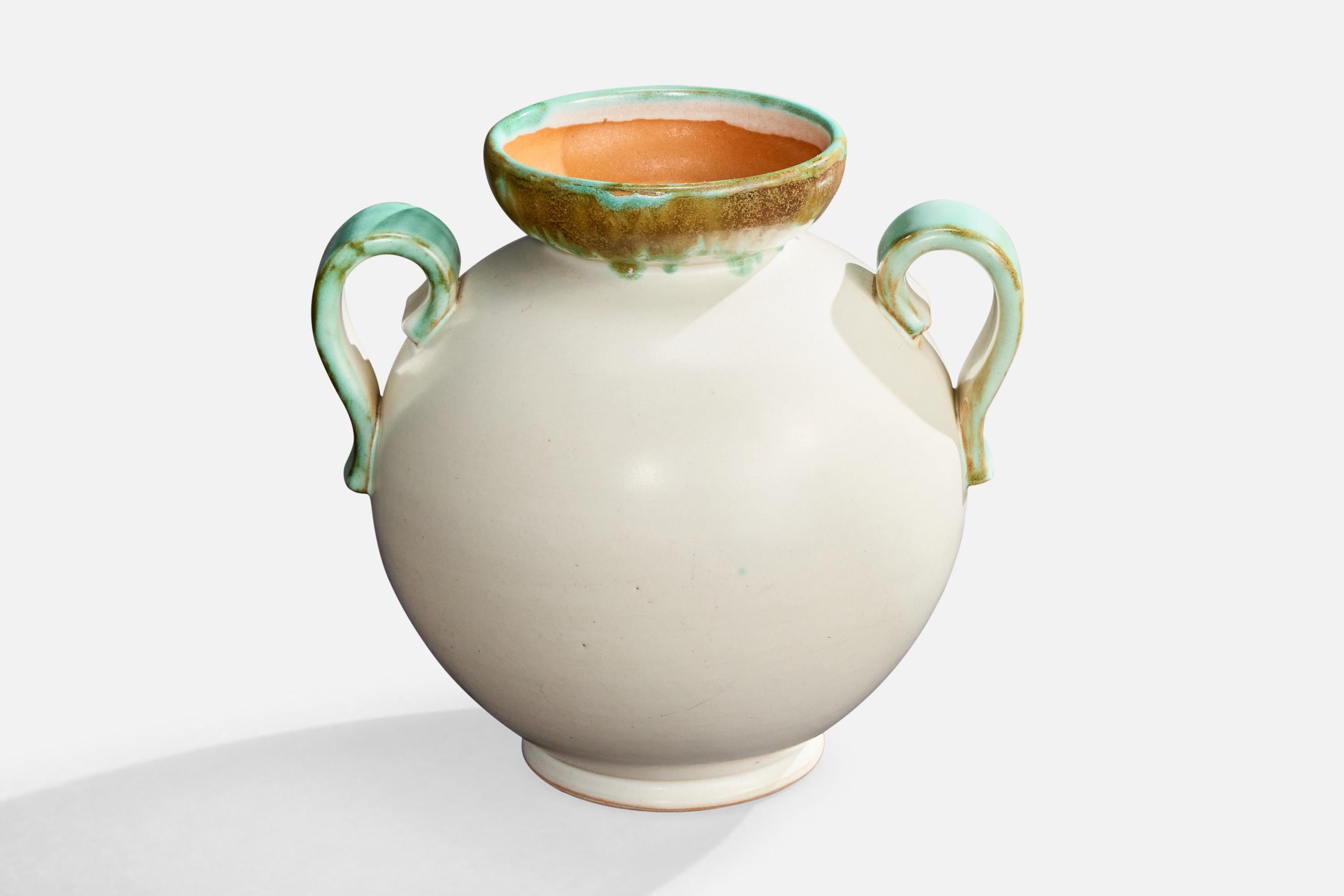 Scandinave moderne Vase Christer Heijl, céramique, Suède, années 1930 en vente