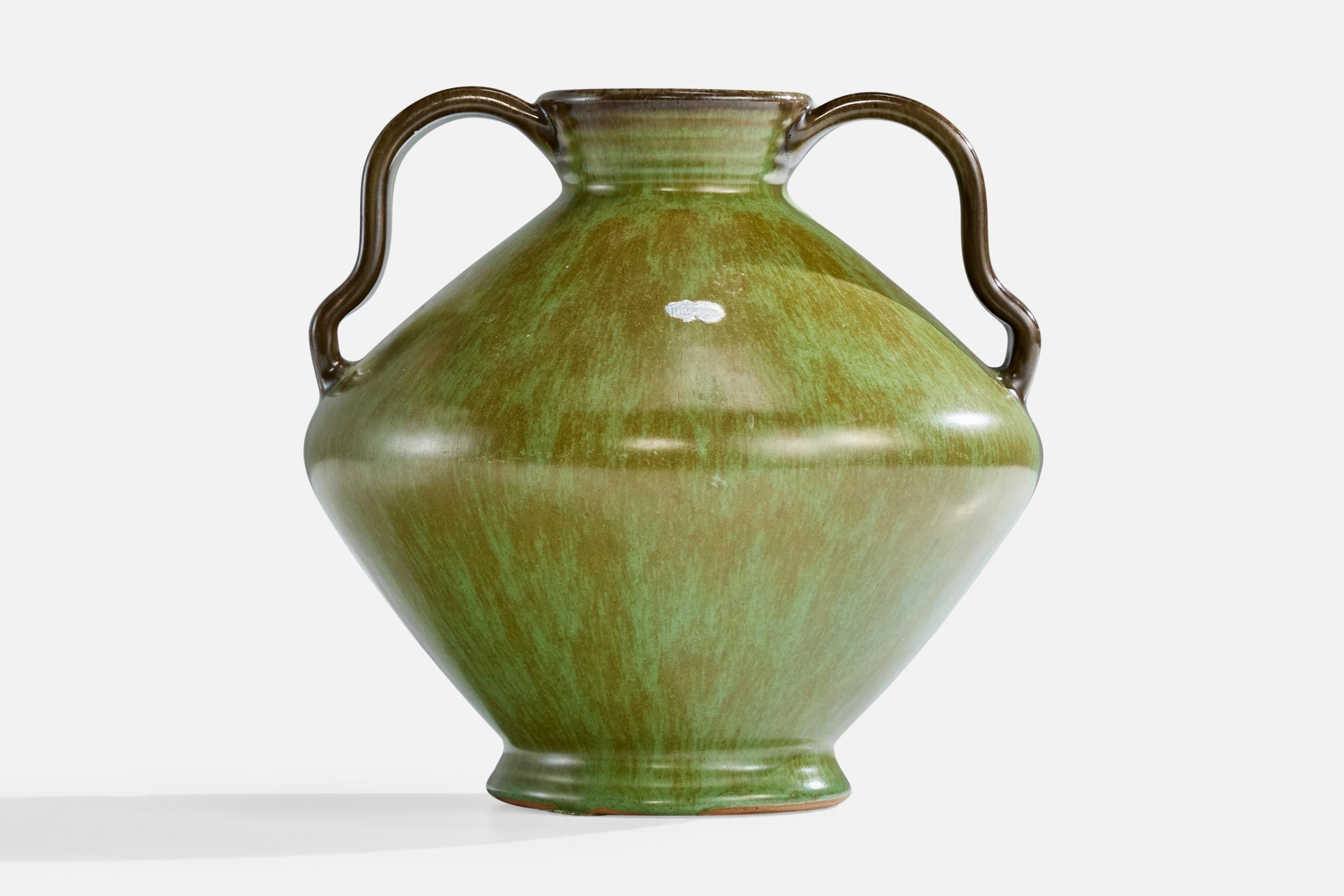 Swedish Christer Heijl, Vase, Ceramic, Sweden, 1930s For Sale