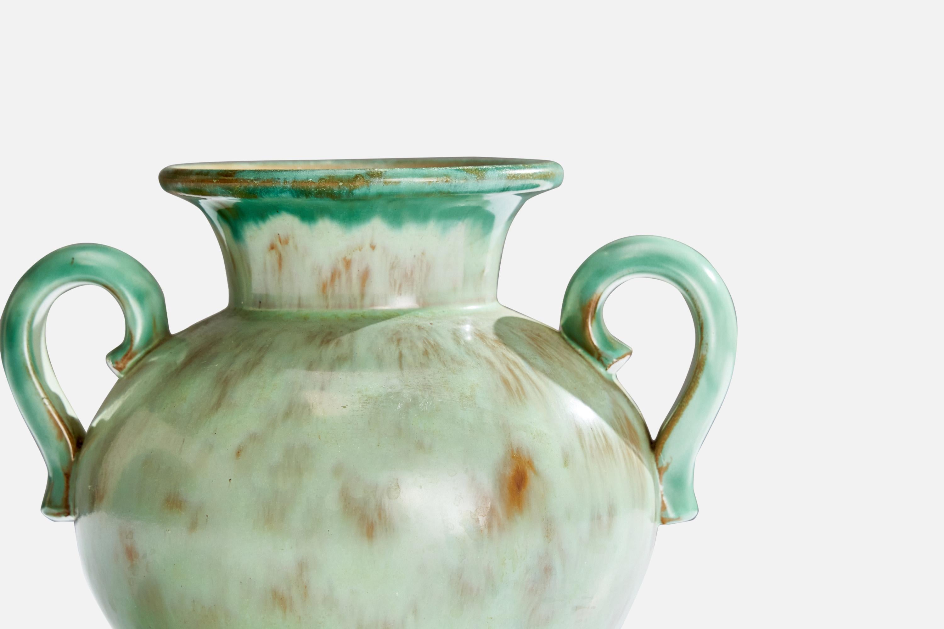 Mid-20th Century Christer Heijl, Vase, Ceramic, Sweden, 1930s For Sale