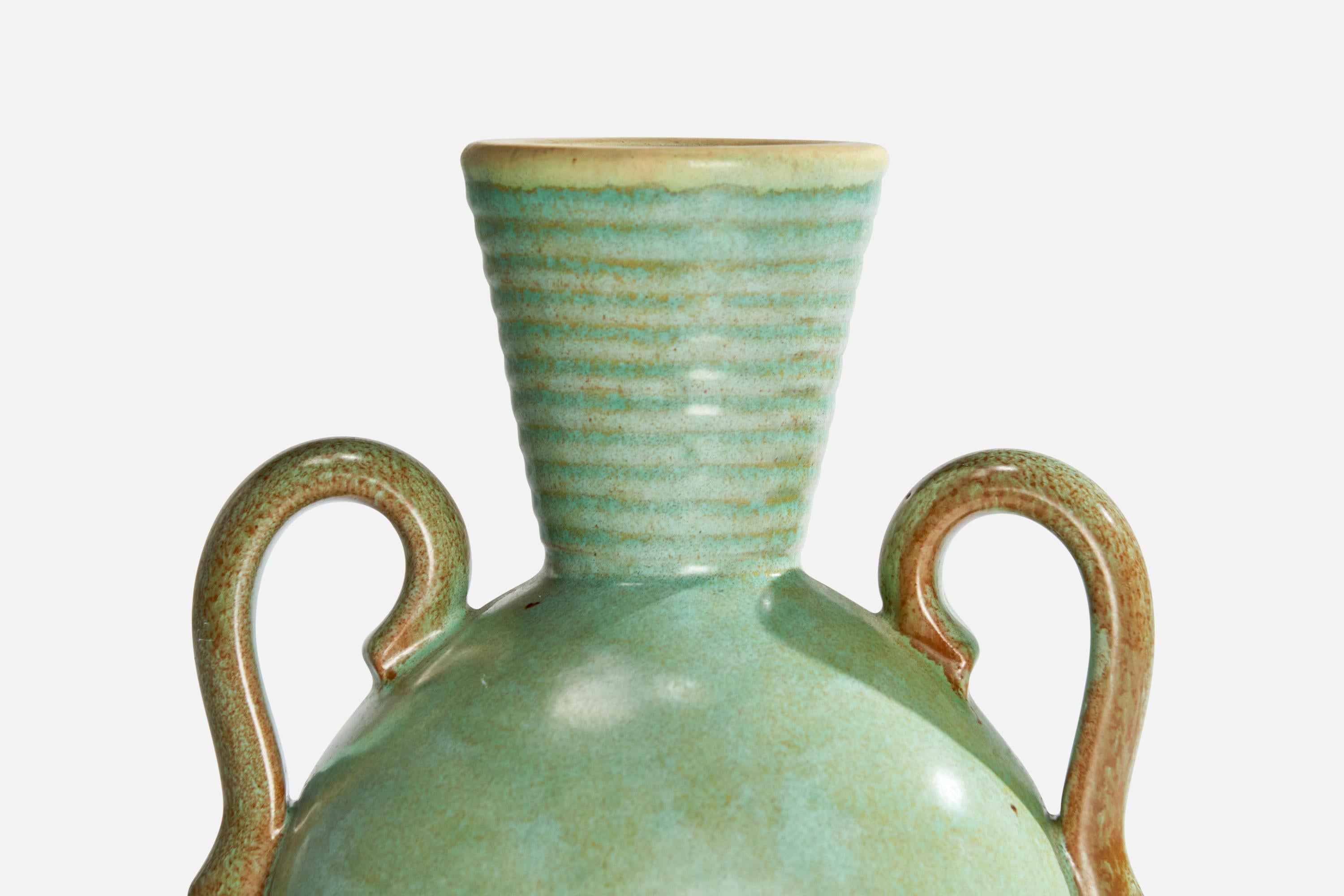 Metà XX secolo Christer Heijl, Vaso, Ceramica, Svezia, anni '30 in vendita