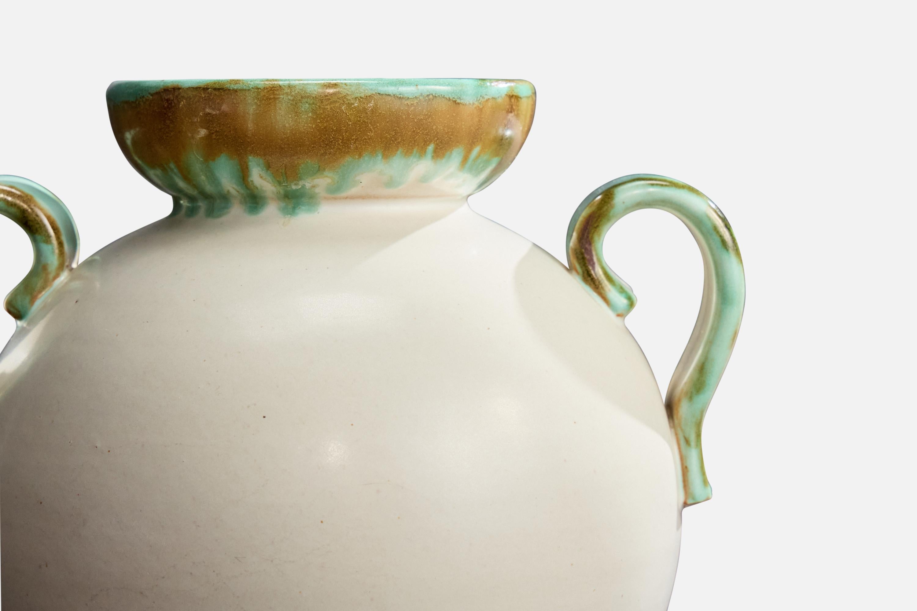 Milieu du XXe siècle Vase Christer Heijl, céramique, Suède, années 1930 en vente