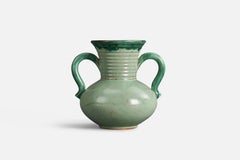 Christer Heijl, Vase, Earthenware, Sweden, 1940s