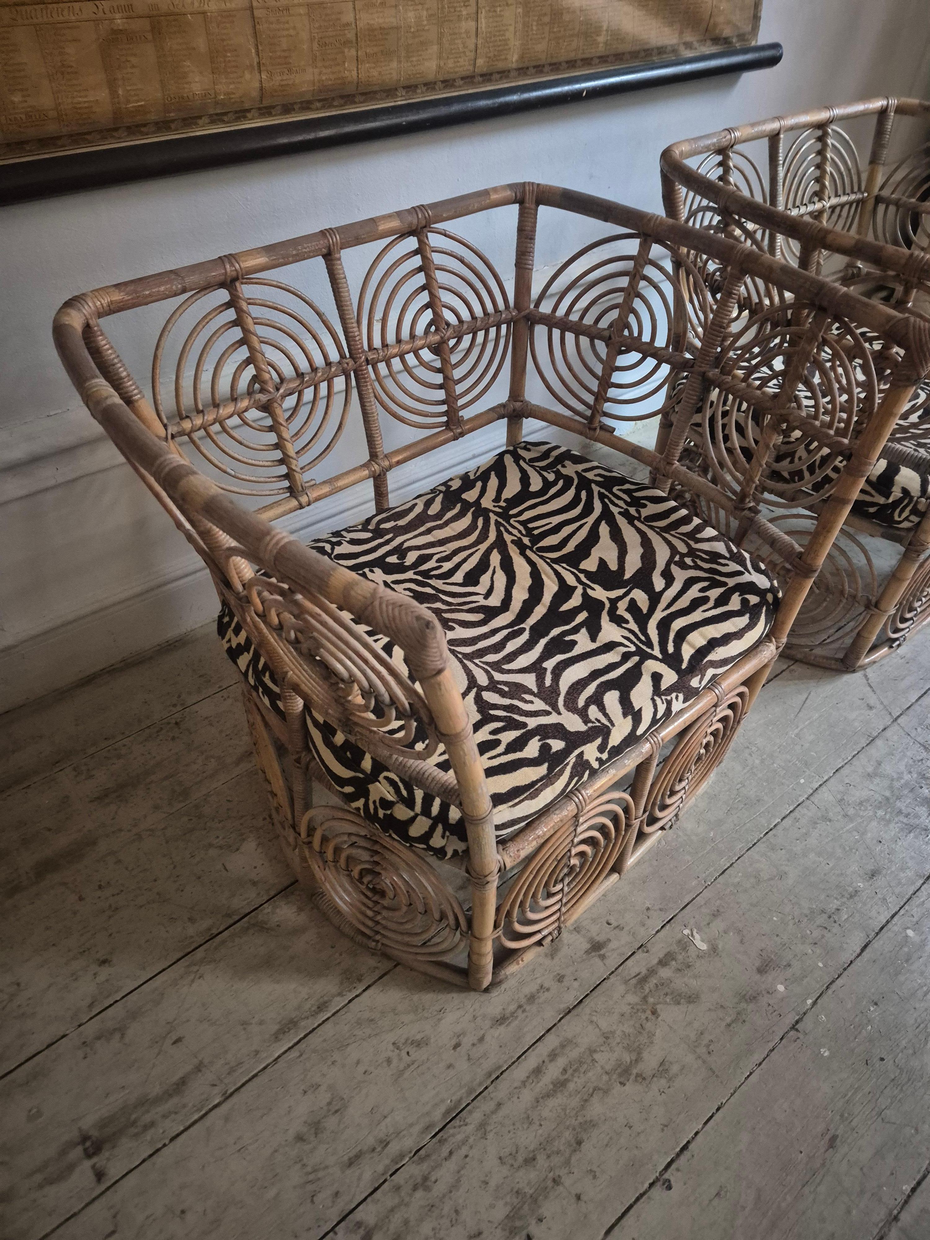 Christer Norman, chaises longues en rotin 1 paire, Sjöwalls Korgmakeri. en vente 3