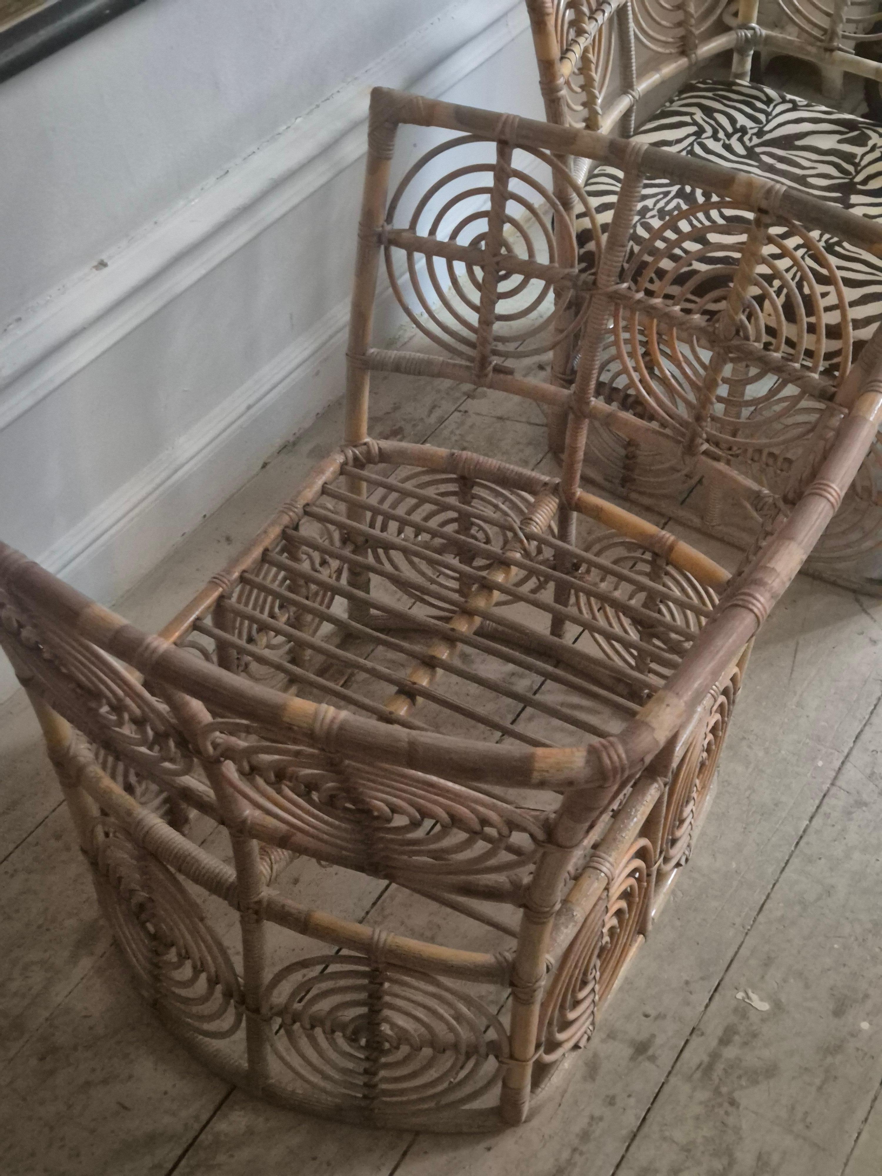 Christer Norman, chaises longues en rotin 1 paire, Sjöwalls Korgmakeri. en vente 7