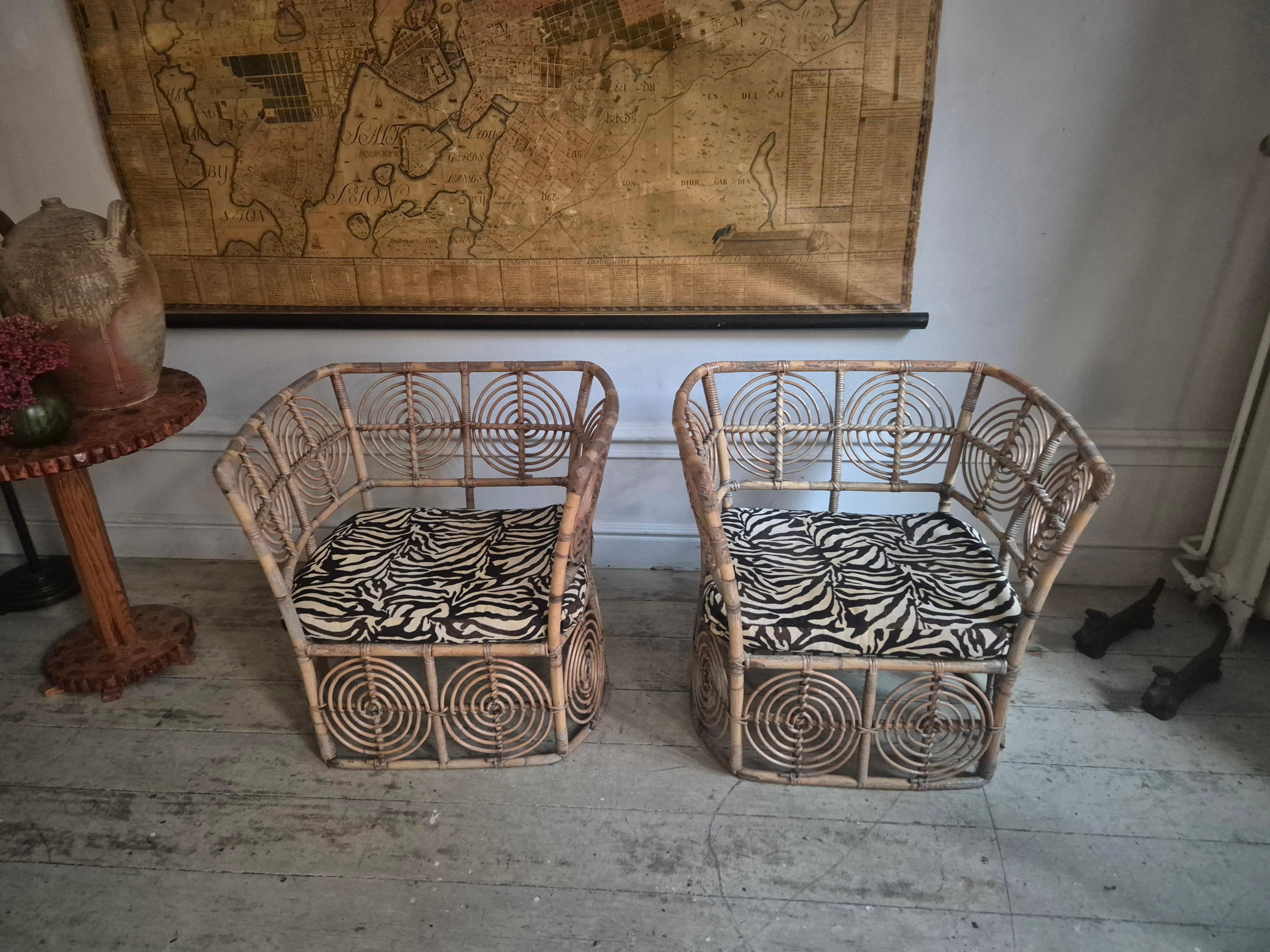 Christer Norman, chaises longues en rotin 1 paire, Sjöwalls Korgmakeri. État moyen - En vente à Stockholm, SE