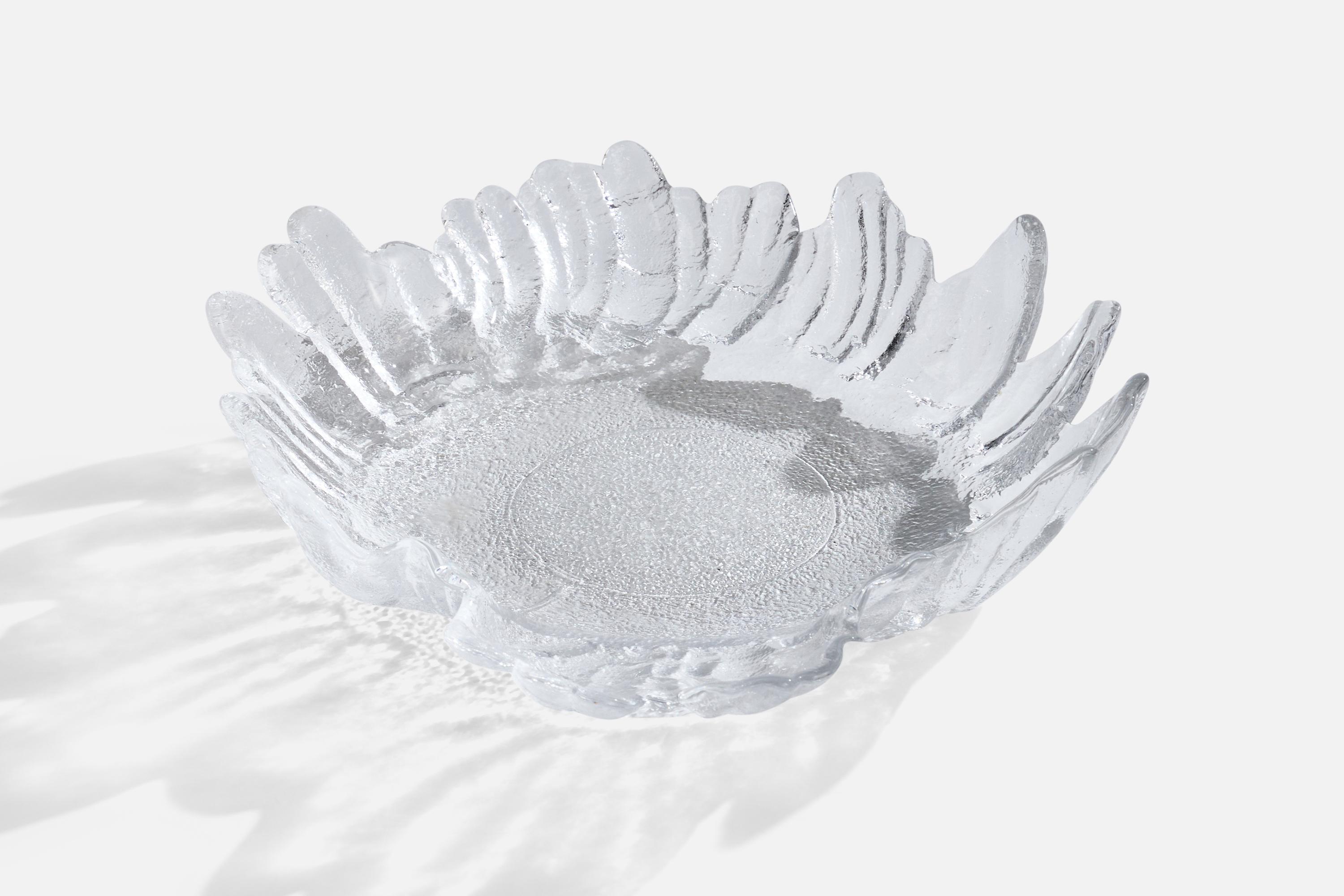 Mid-Century Modern Christer Sjögren, Plat, verre, Suède, années 1970 en vente