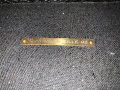 Christian Astuguevieille Black Lacquered Rope Covered Side Tables, Pair