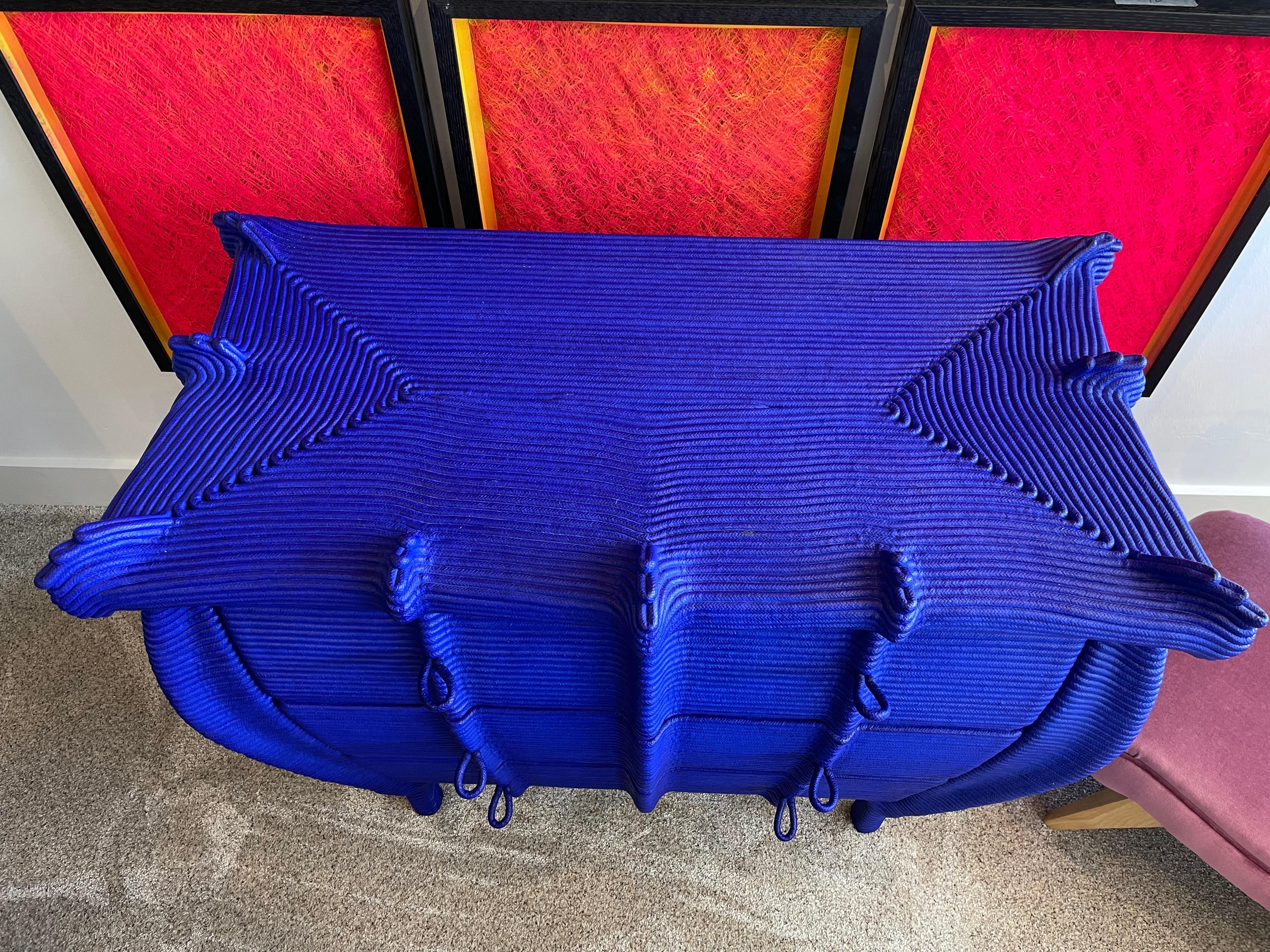Christian Astuguevieille Miraki Chest in Blue Rope For Sale 2