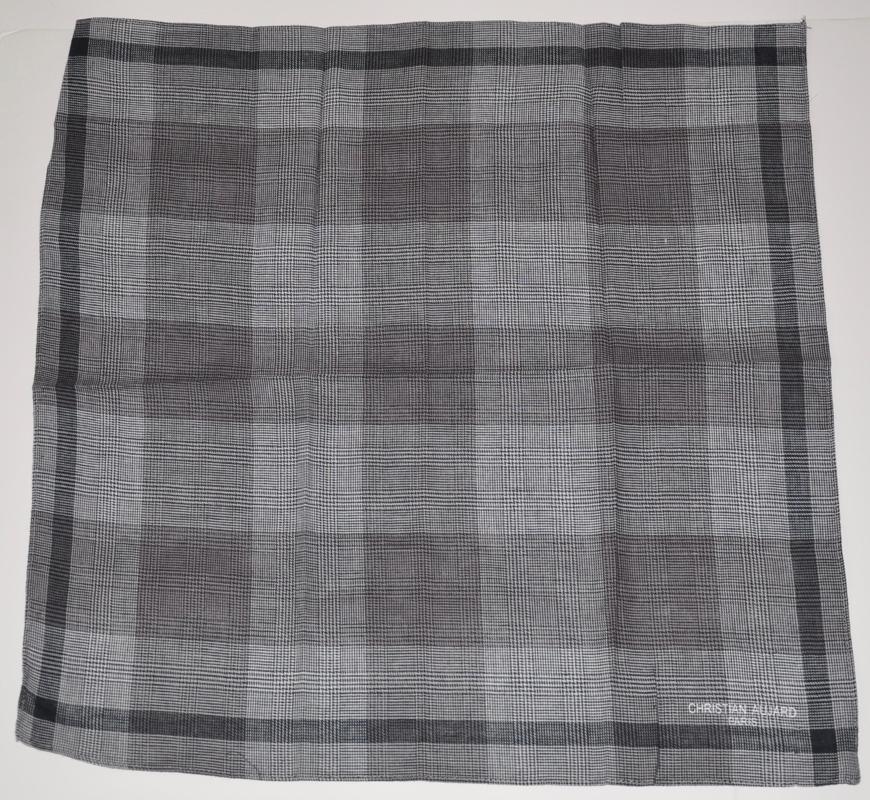 checkered handkerchief