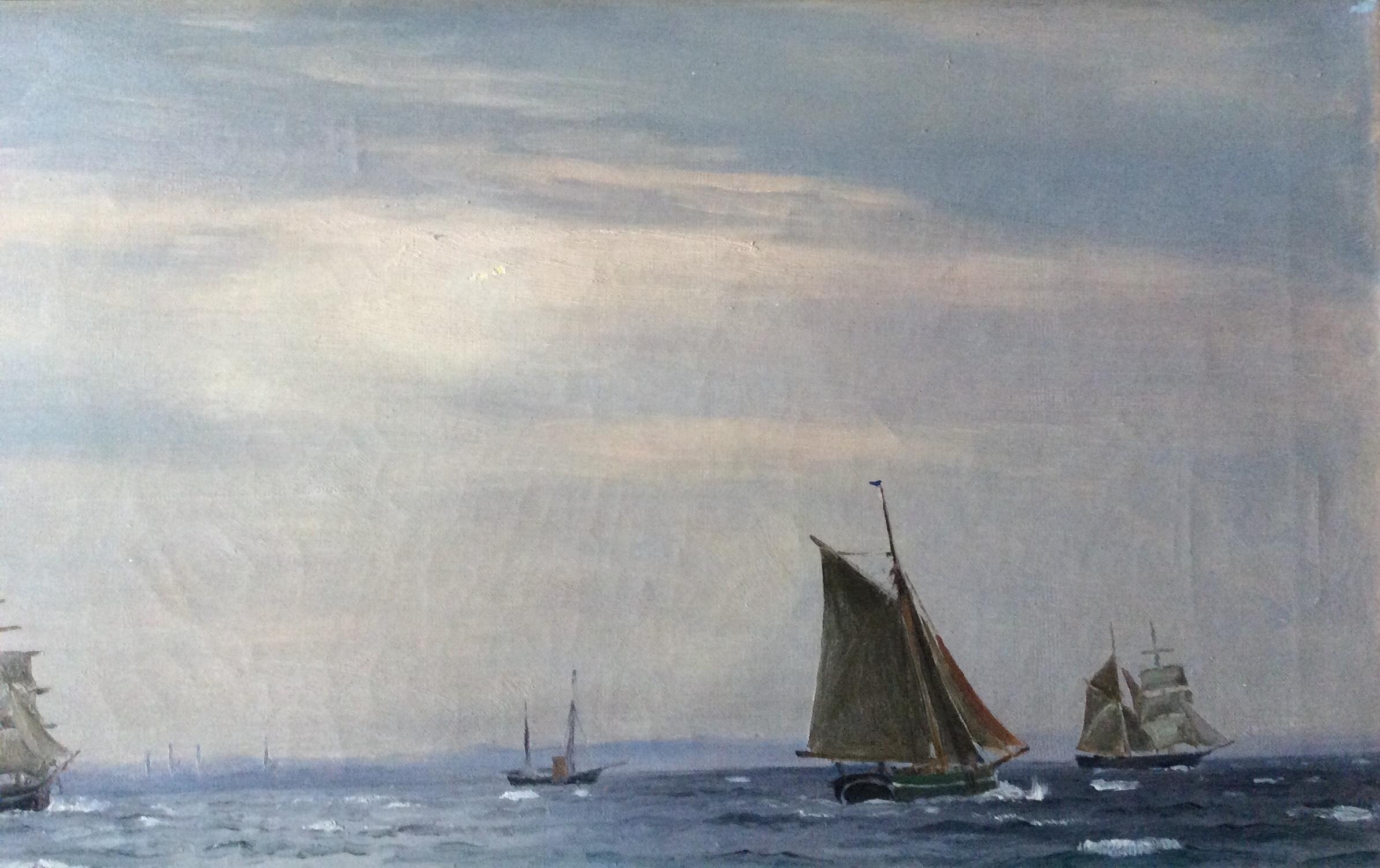Other Christian Blache Marine Painting, 1897