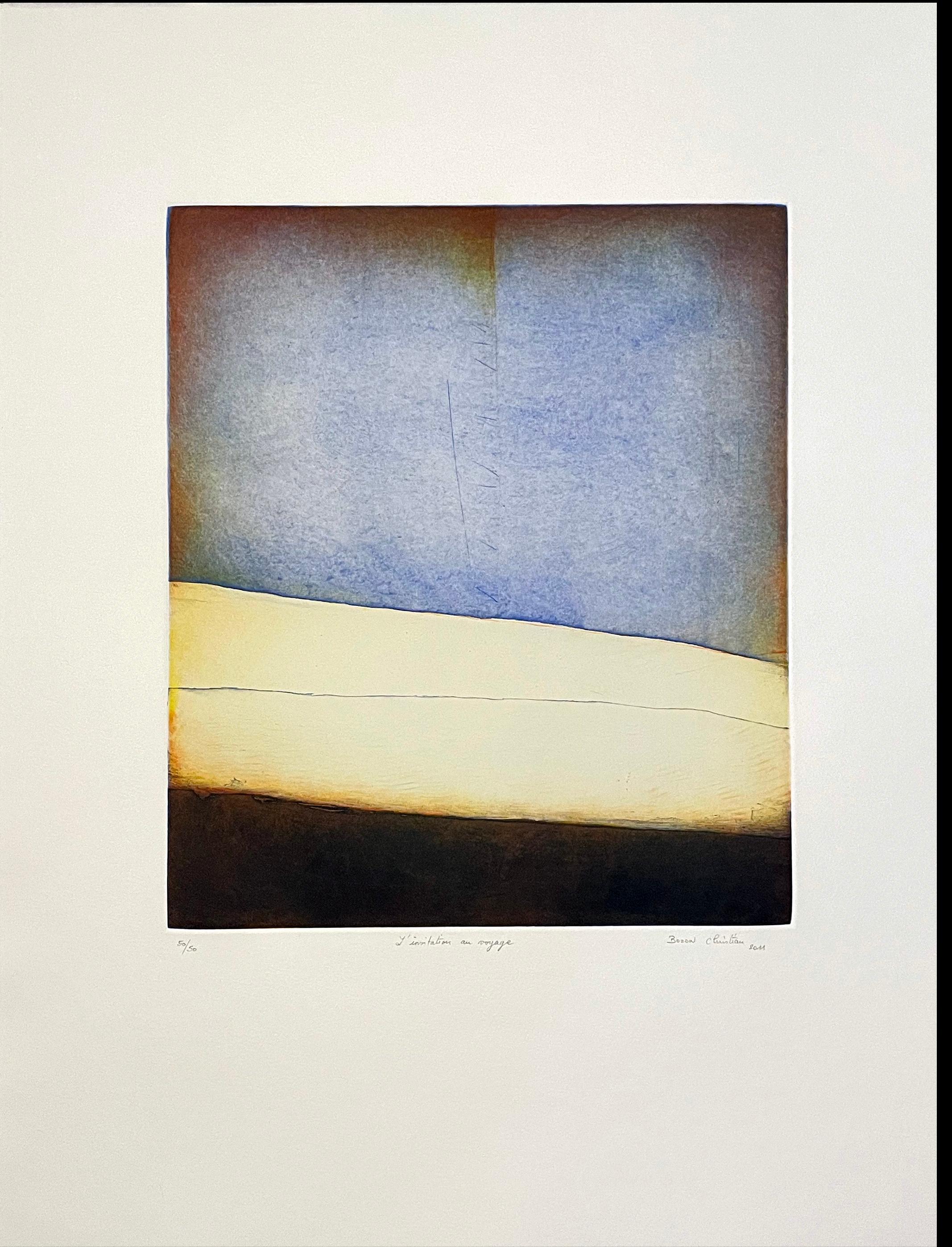 L'Invitation au Voyage – Print von Christian Bozon
