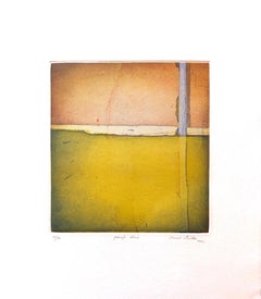 Paisaje Diario, Etching by Christian Bozon, Abstract Style, Signed