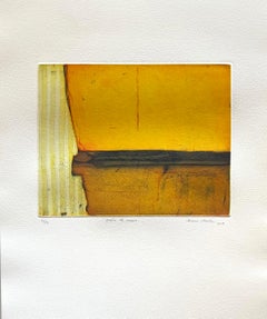 Sueno de Verano, aguafuerte abstracto de Christian Bozon