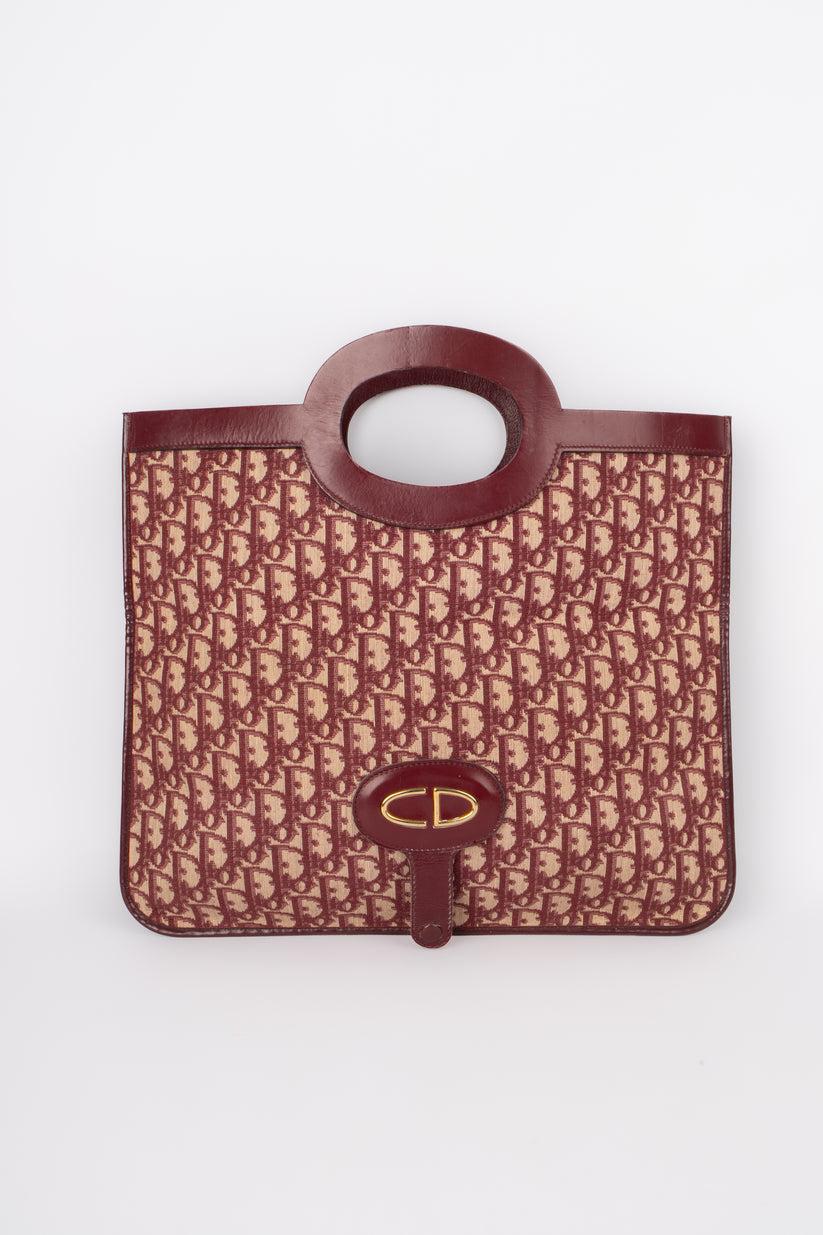 Christian Convertible Oblique Dior Bag 1970s In Fair Condition In SAINT-OUEN-SUR-SEINE, FR