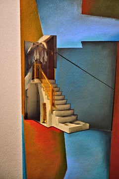 Kontextuale Splinters #12, Mixed Media auf Papier