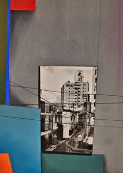 Divergent Paths #3, Mixed Media auf Papier