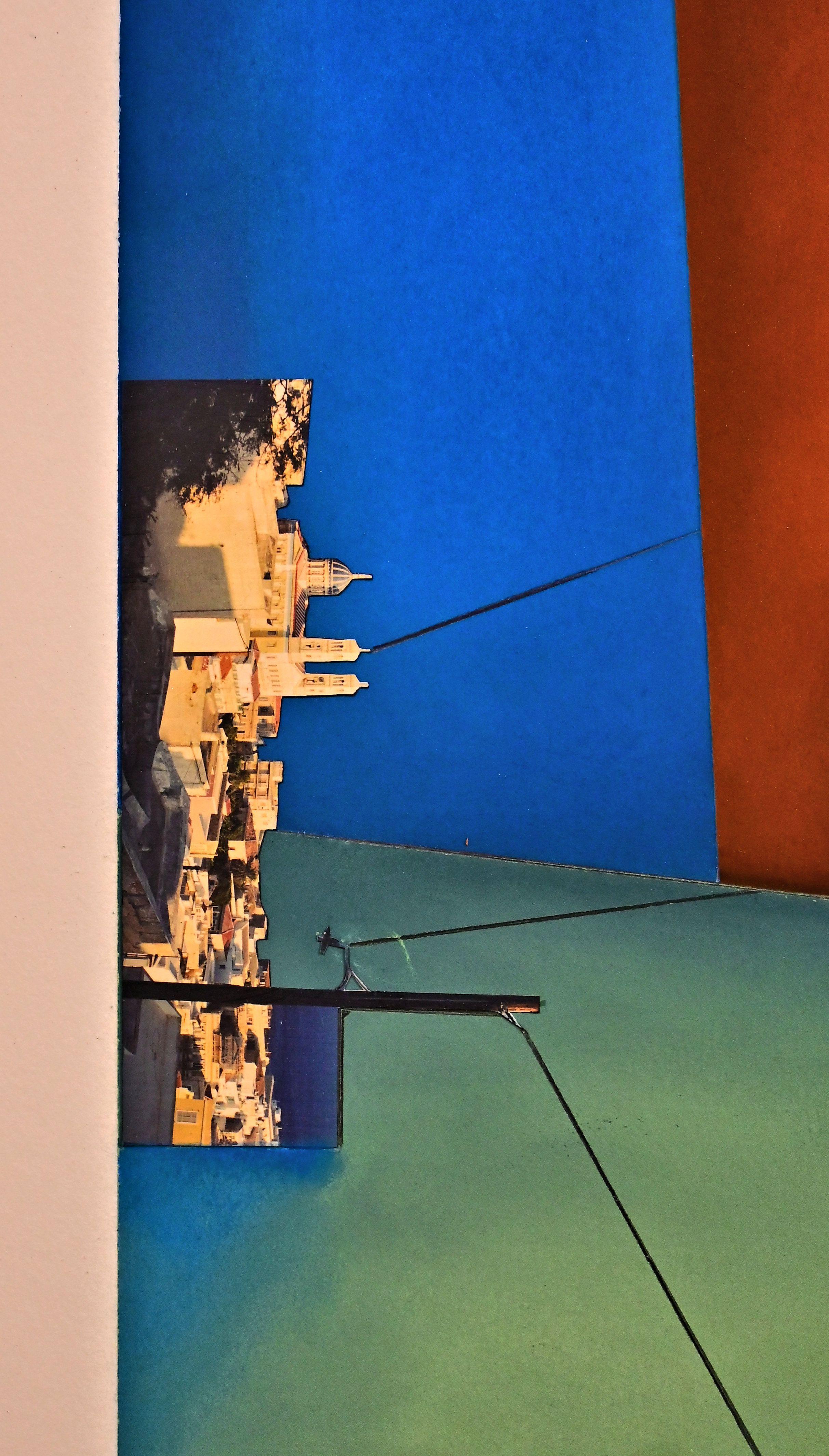 Costruzioni Coalescenti #2, Pittura, Pastelli su carta - Painting Astratto di Christian Culver
