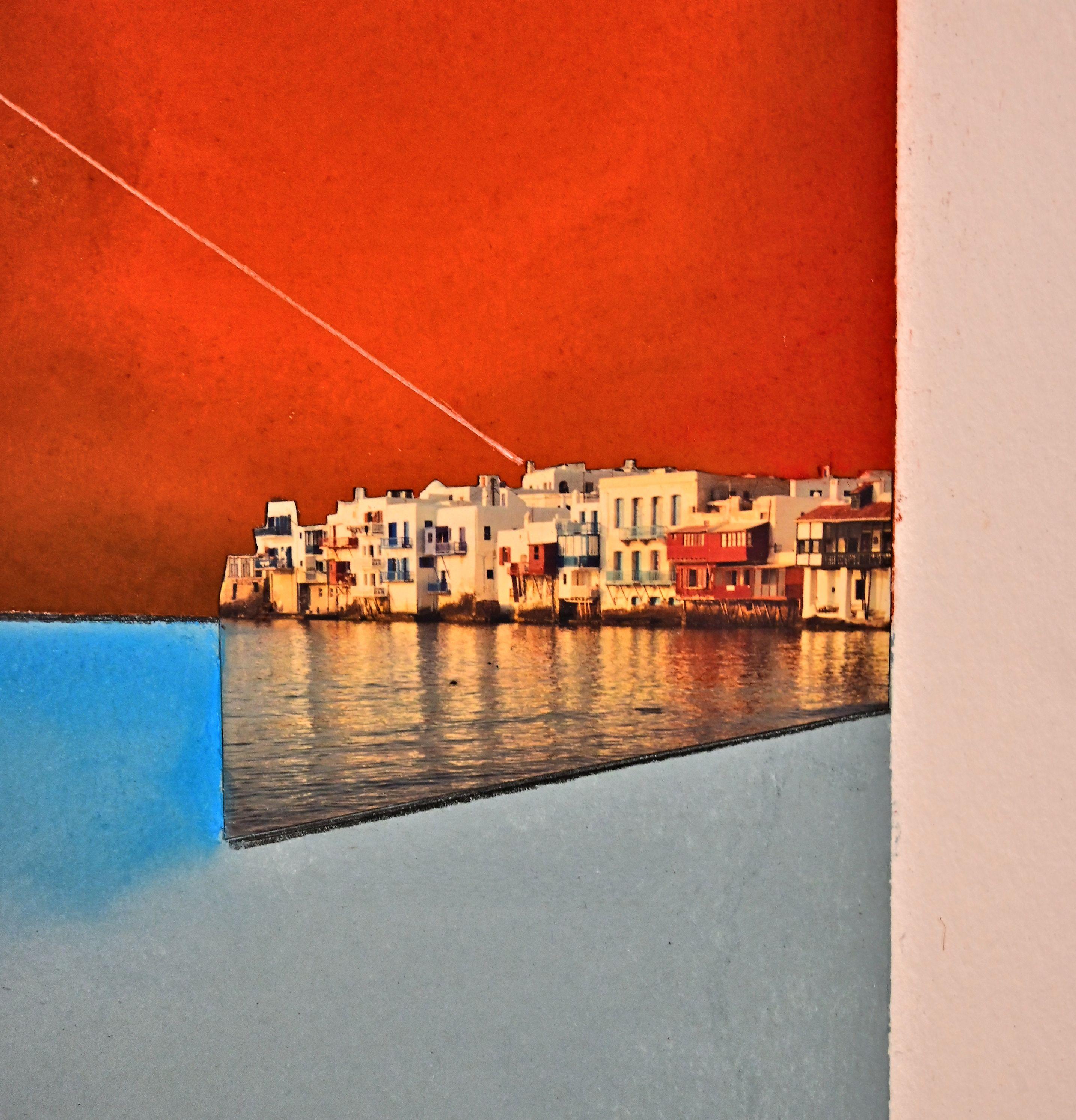 Costruzioni Coalescenti #2, Pittura, Pastelli su carta - Abstract Painting Grigio di Christian Culver