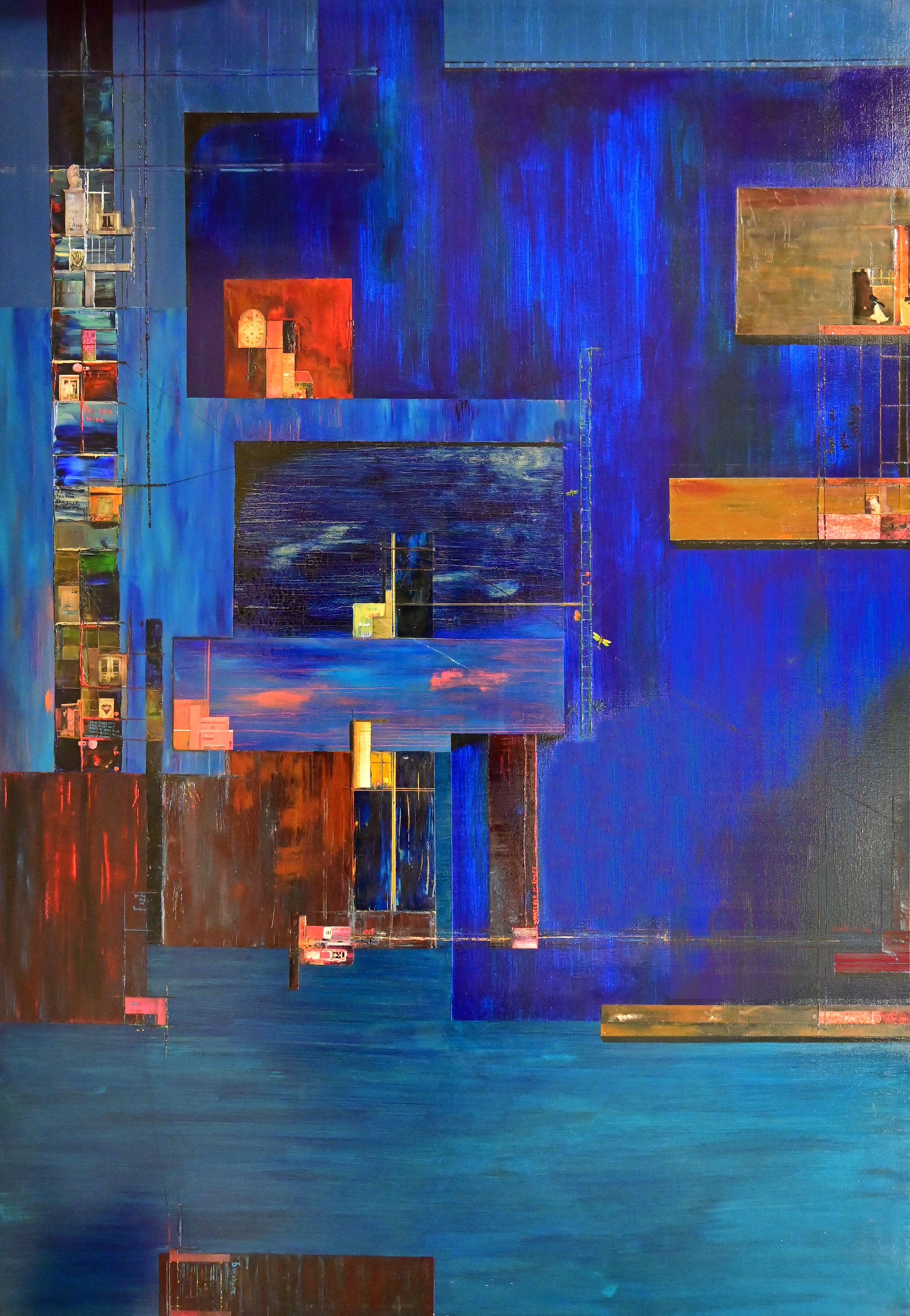 Christian Culver Abstract Painting - Dreams, Painting, Oil on Canvas