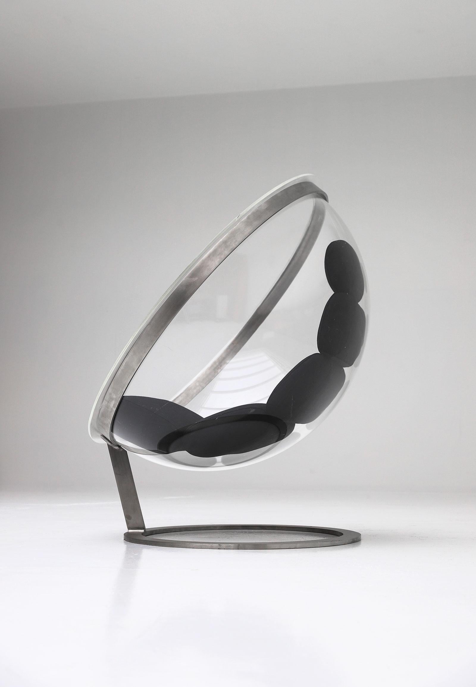 Mid-Century Modern Christian Daninos Bubble Lucite Chair