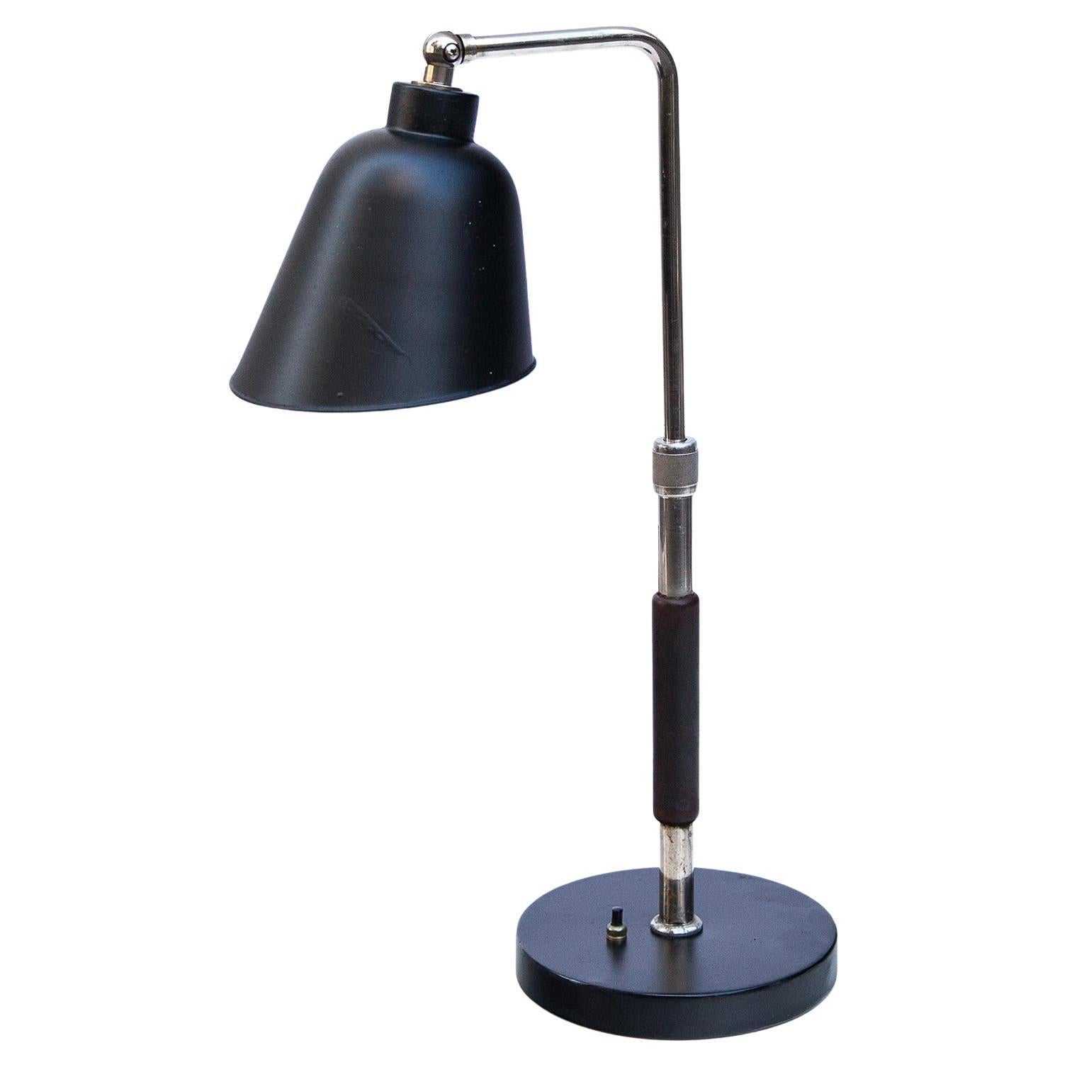 Christian Dell Bauhaus Table Lamp Model 6607, Germany, 1930s For Sale