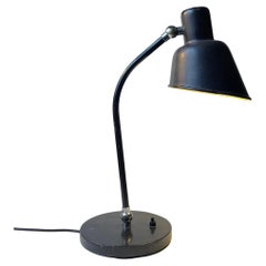 Vintage Christian Dell Black Bauhaus Desk Lamp for Bünte und Remmler