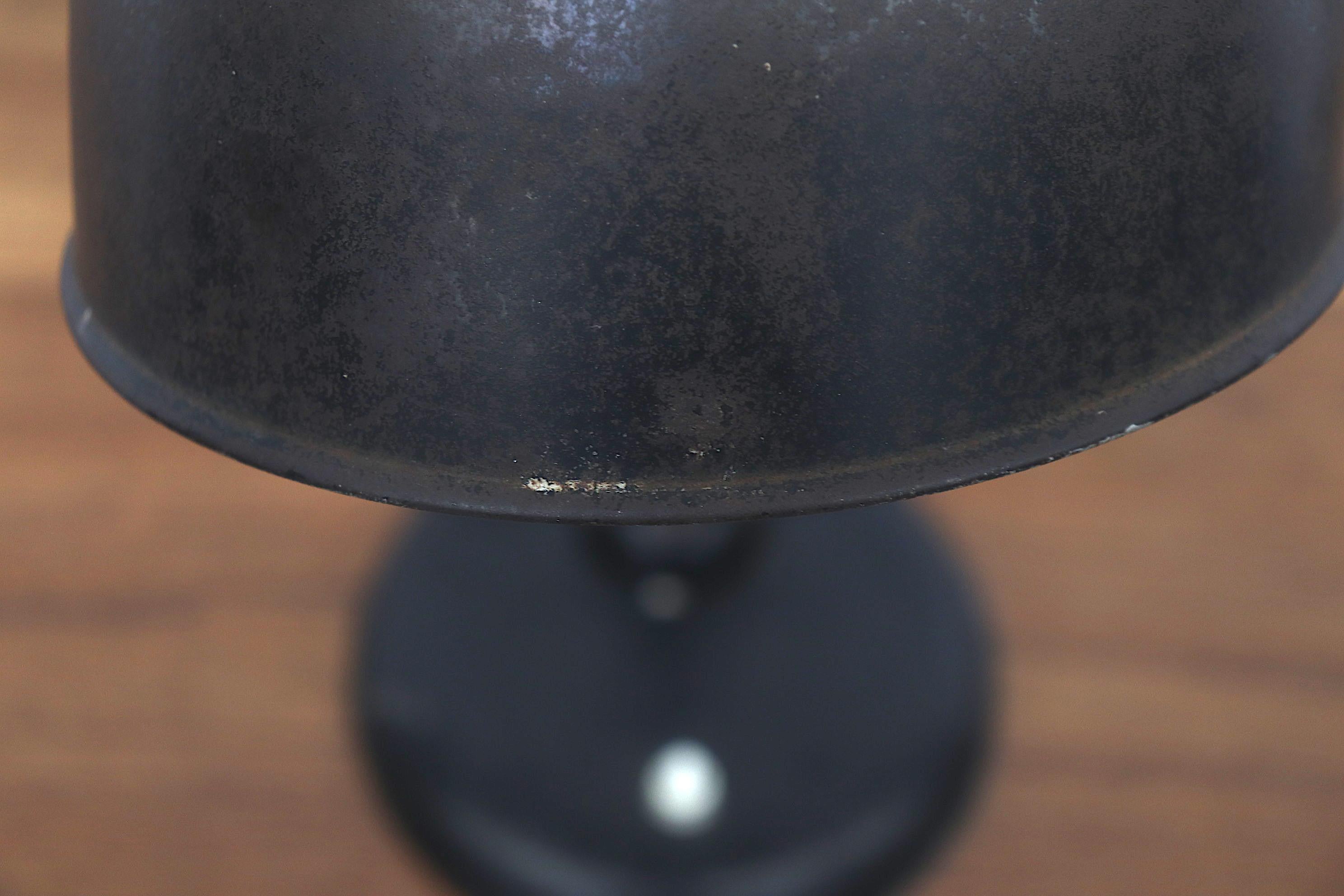 Christian Dell Black Enameled Metal Task Lamp 7